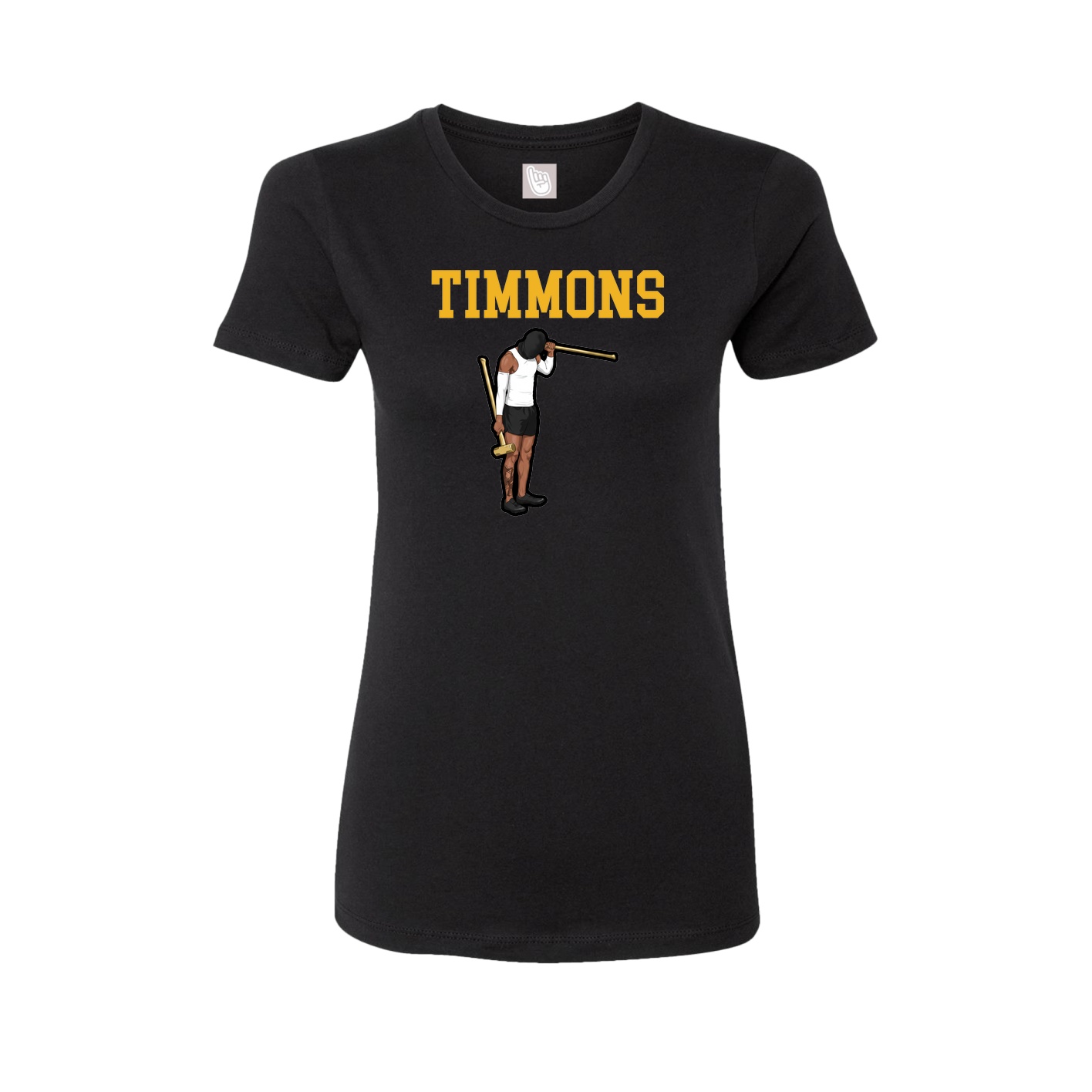 Fitted Women's Tee — Shirsey in Black