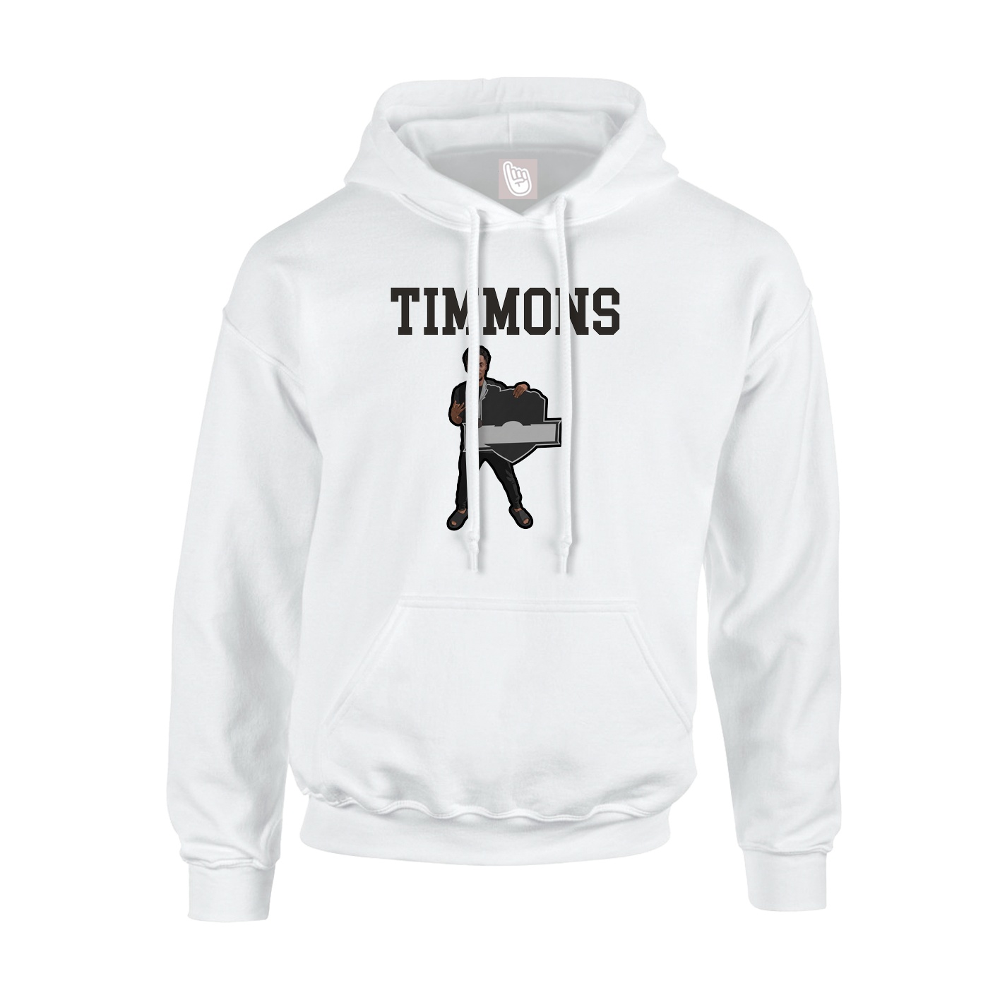 Hoodie — Shirsey in White