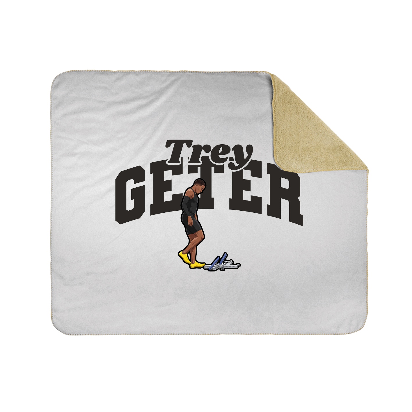 Throw Blanket — Signature Arch in White