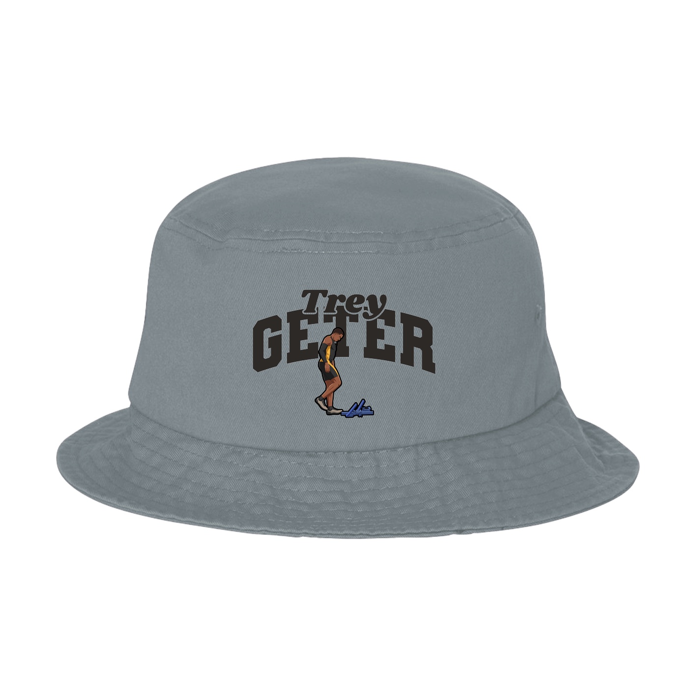 Bucket Cap — Signature Arch in Grey