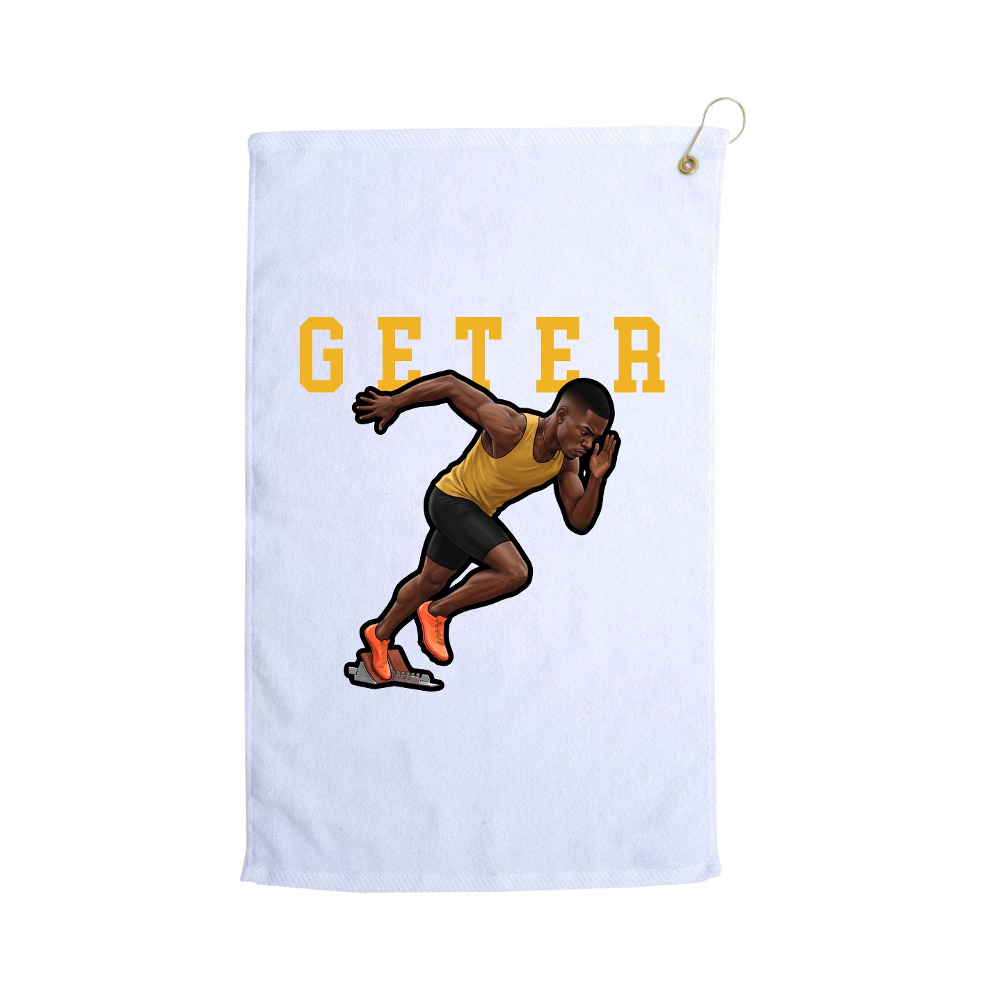 Golf Towel — Shirsey in White