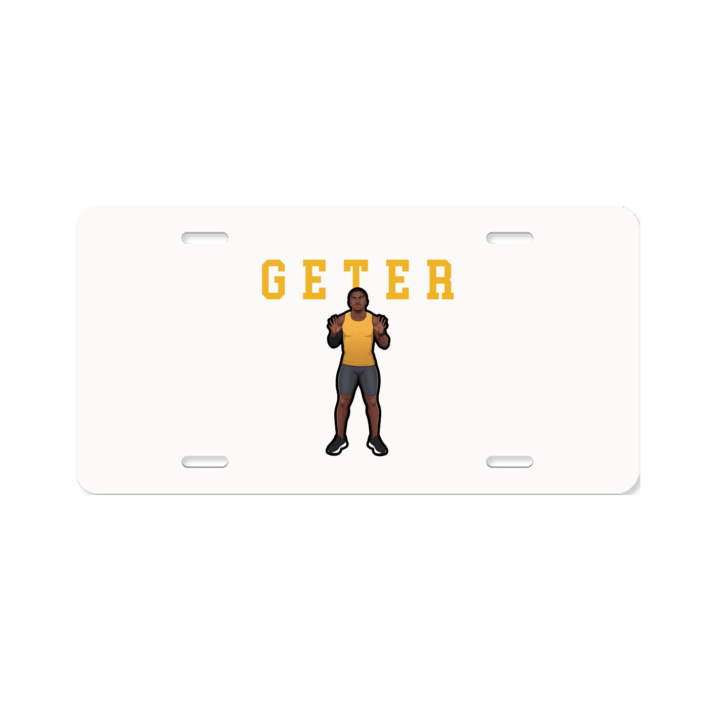 License Plate — Shirsey in Classic