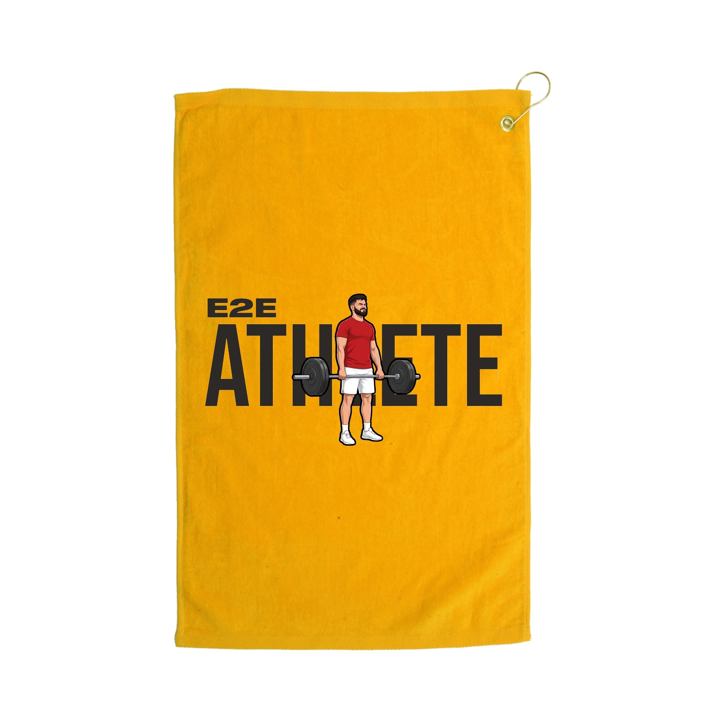 Golf Towel — Player Name in Gold