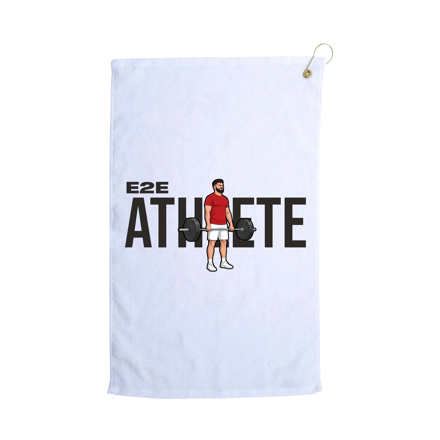 Golf Towel — Player Name in White