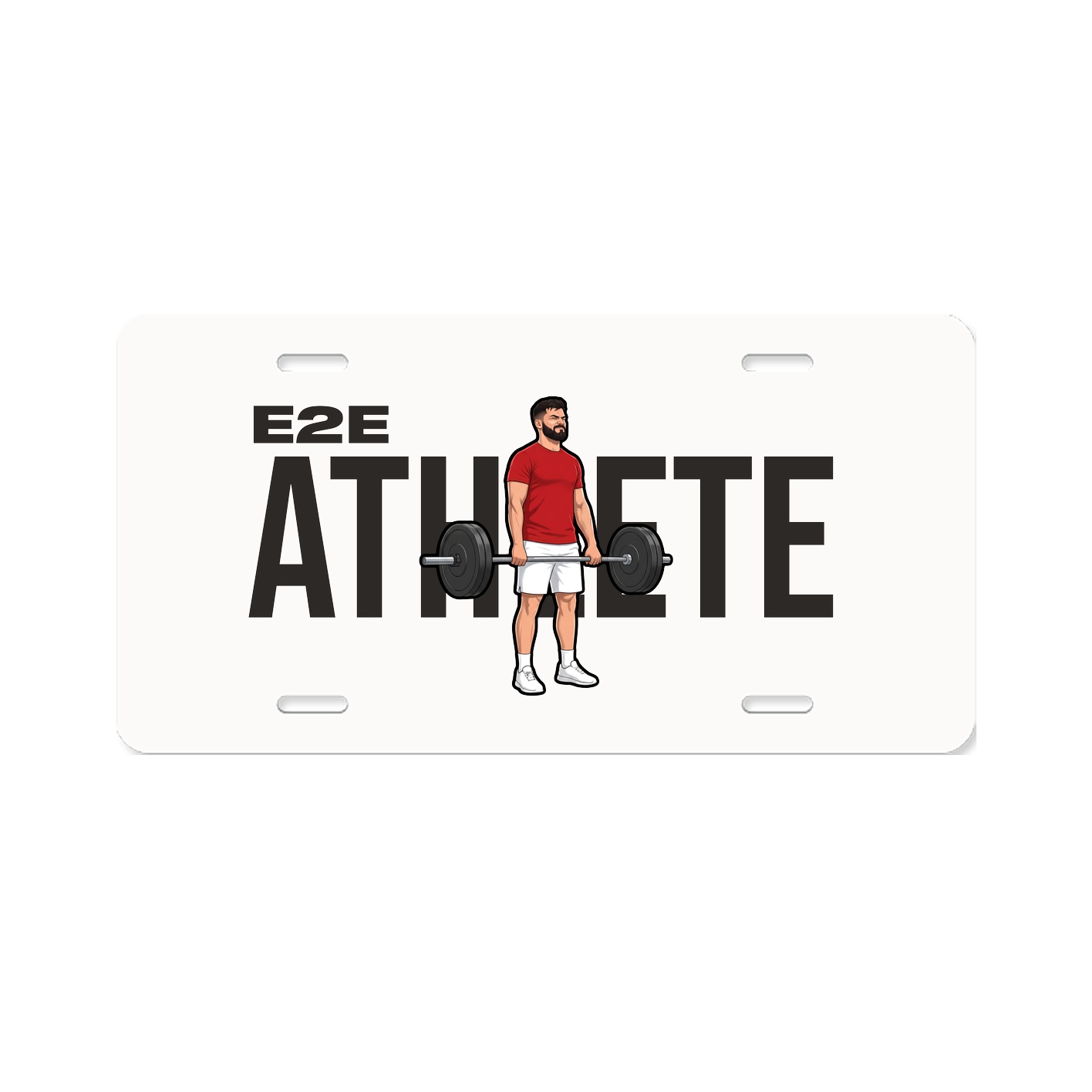 License Plate — Player Name in Classic