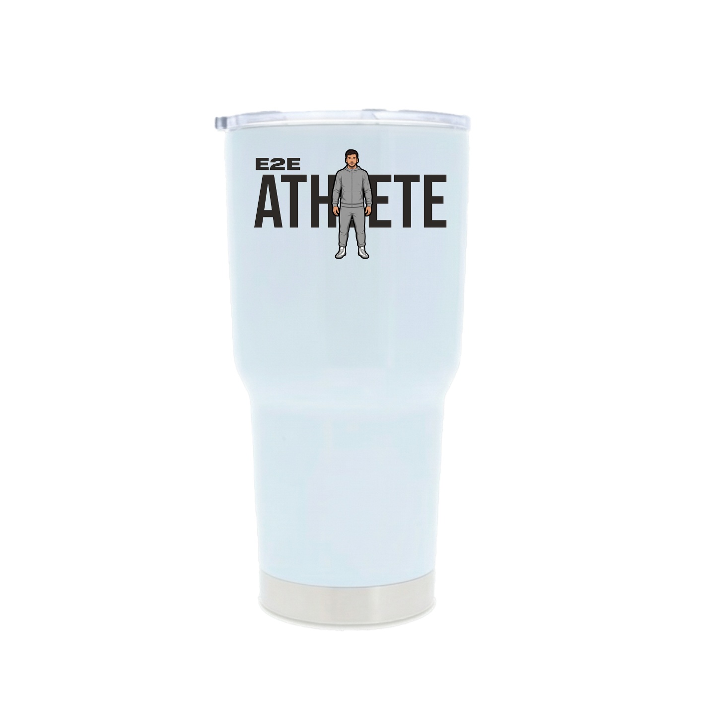 30oz Stainless Steel Tumbler — Player Name in White