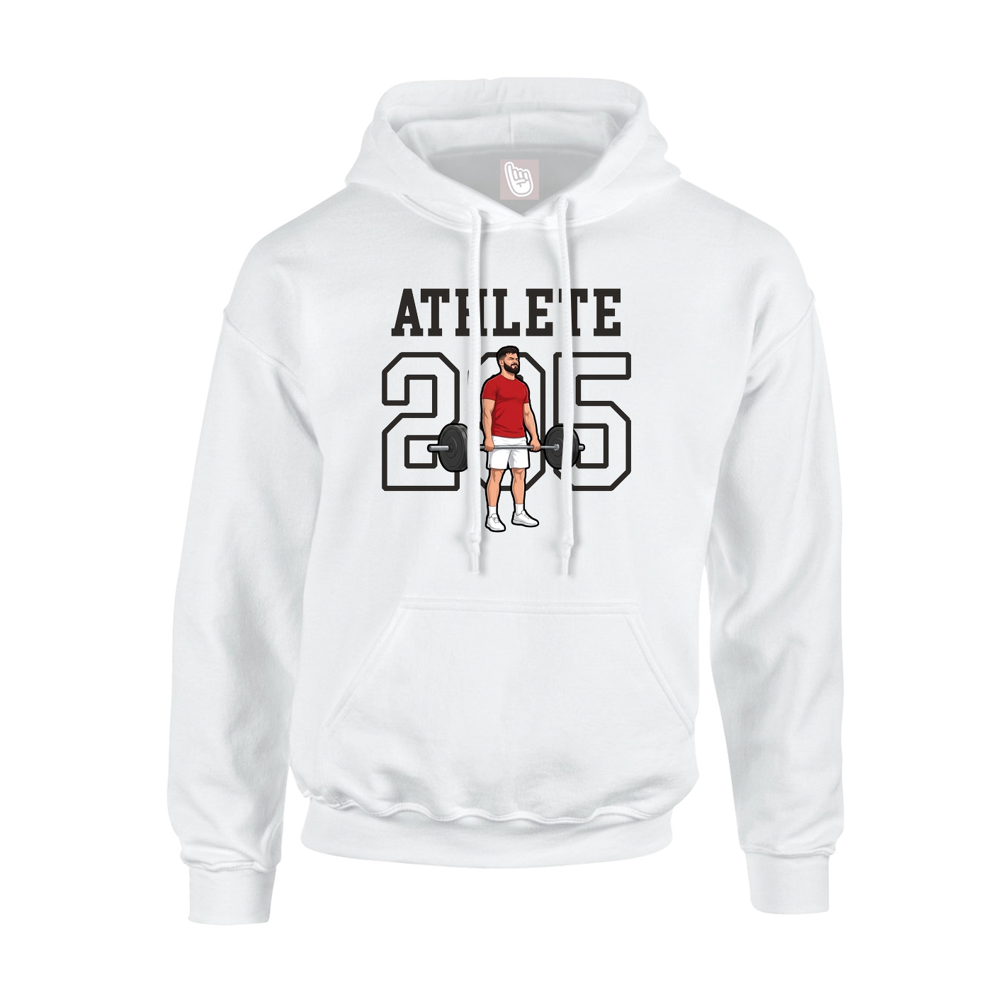 Hoodie — Shirsey in White