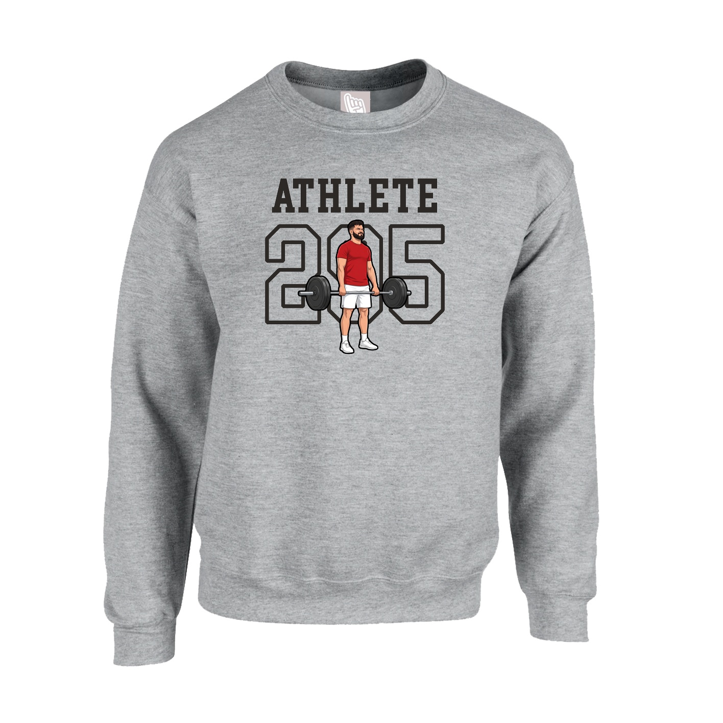 Fleece Crew — Shirsey in Grey