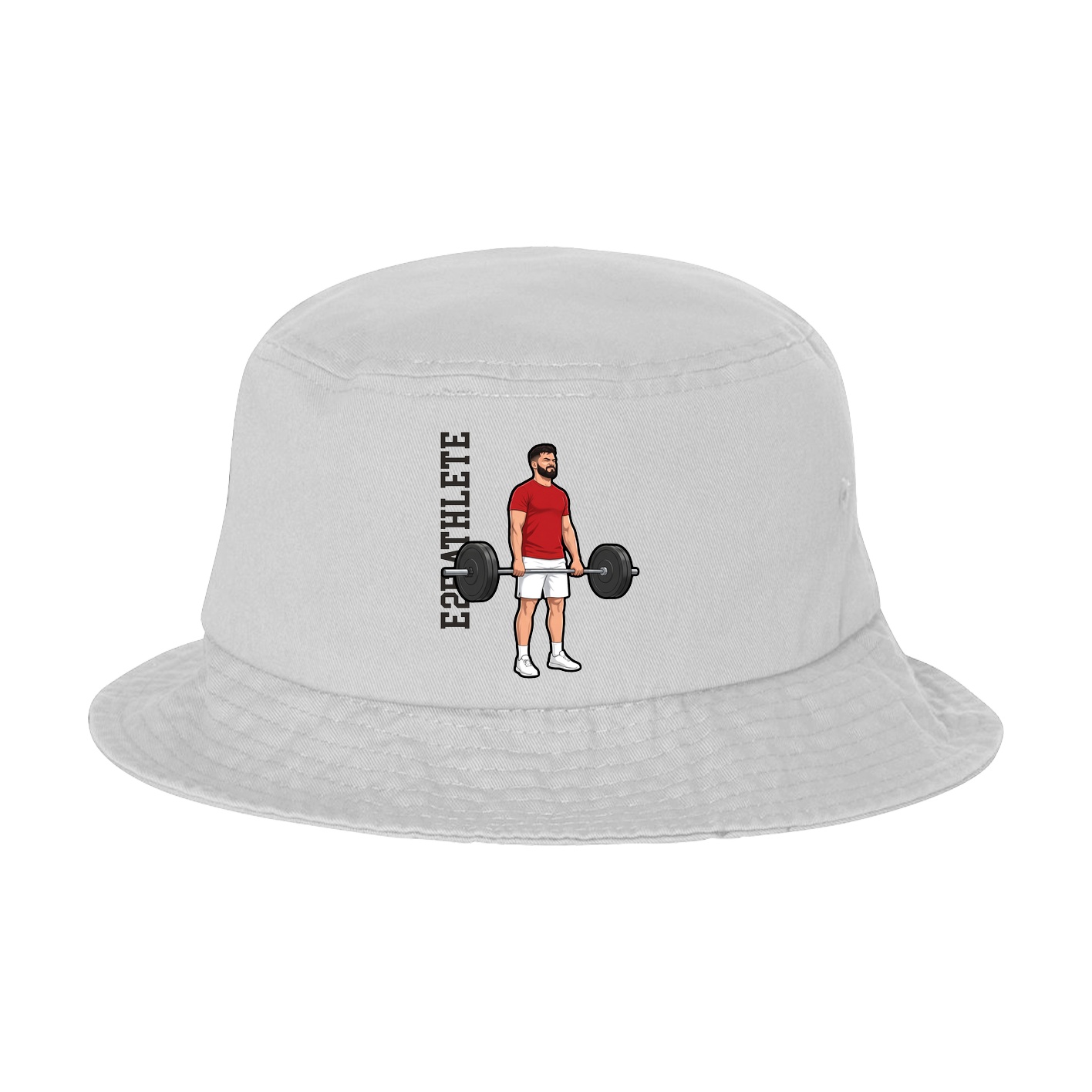 Bucket Cap — Name Vertical in White