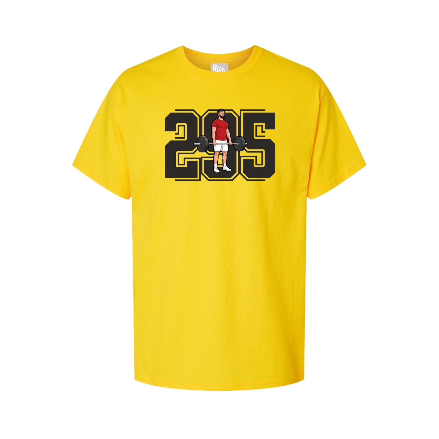 Youth Tee — Number in Gold