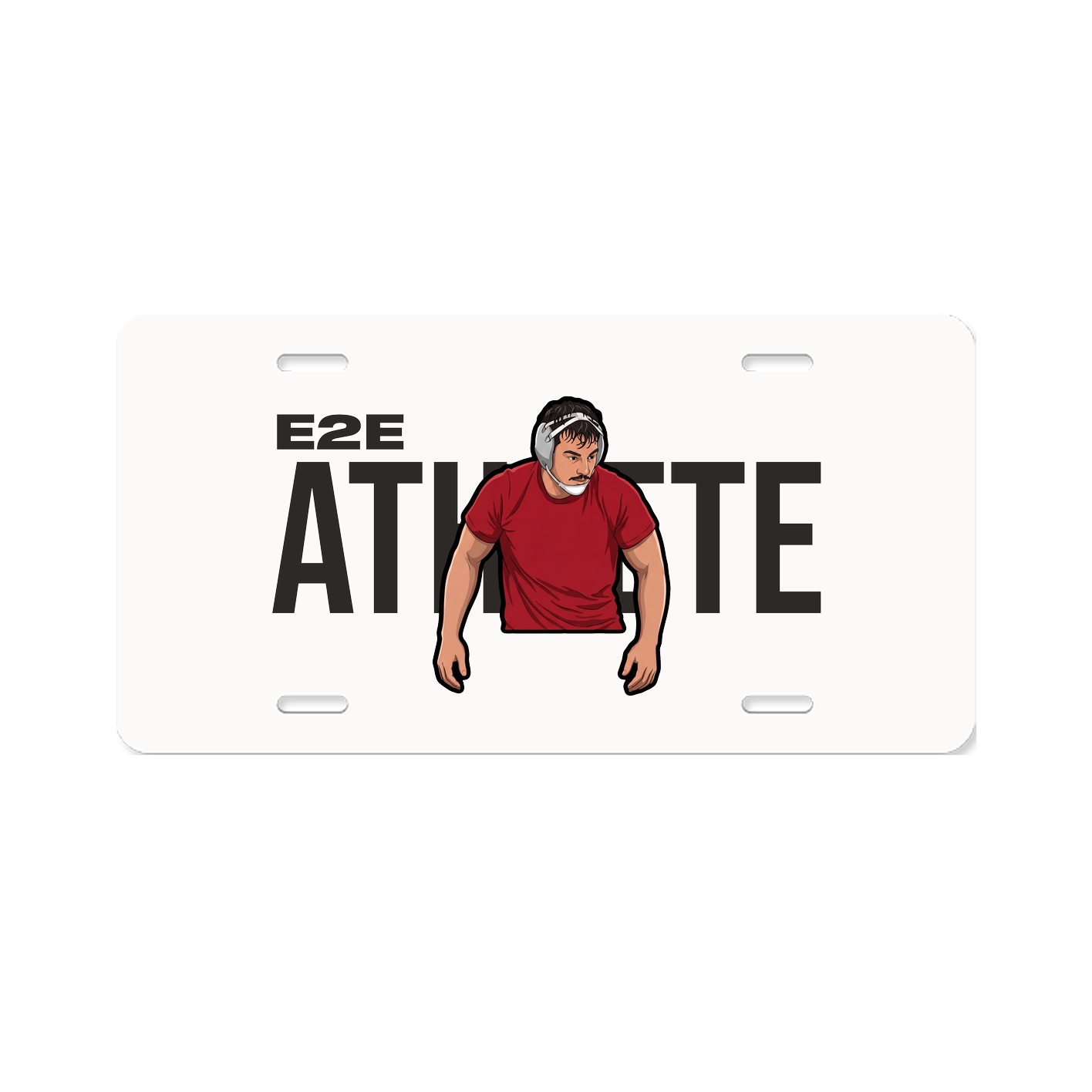 License Plate — Player Name in Classic