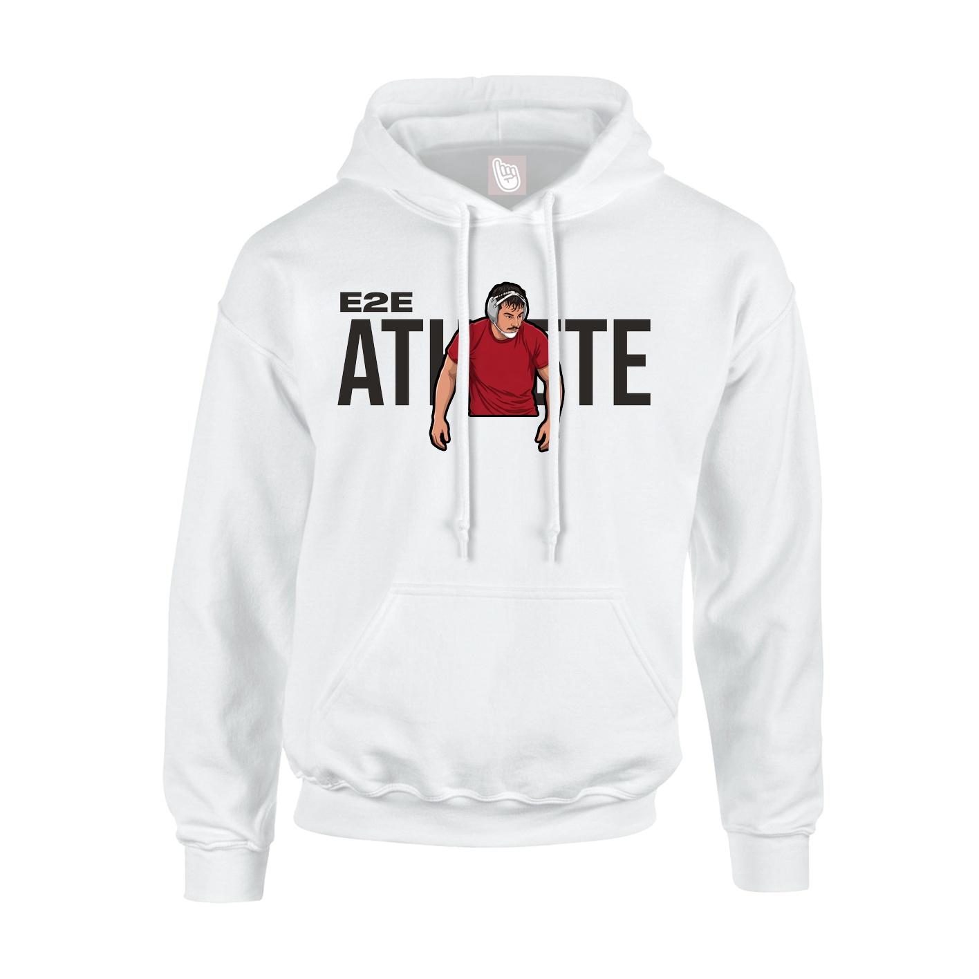 Hoodie — Player Name in White