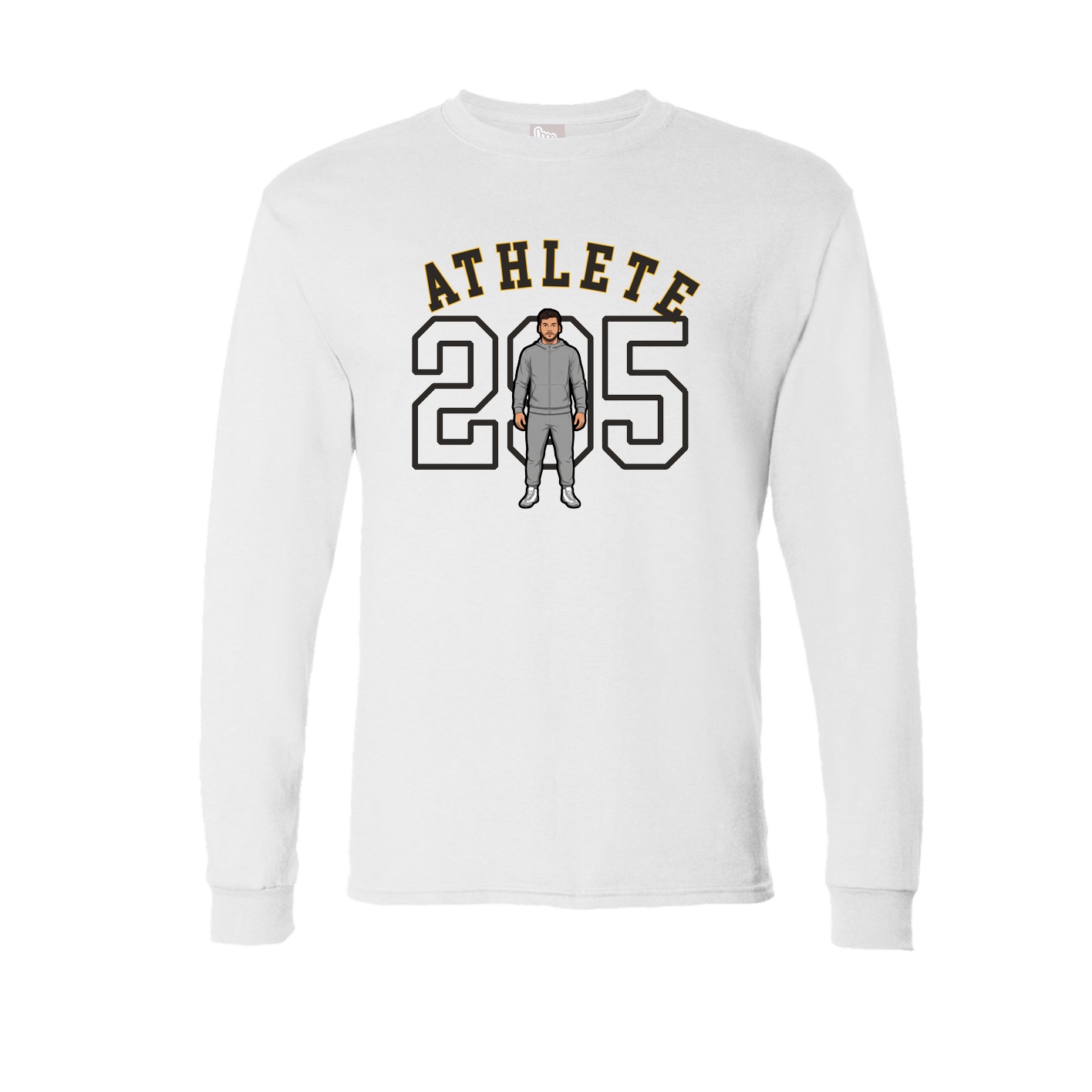 Long Sleeve Tee — Shirsey Arch in White