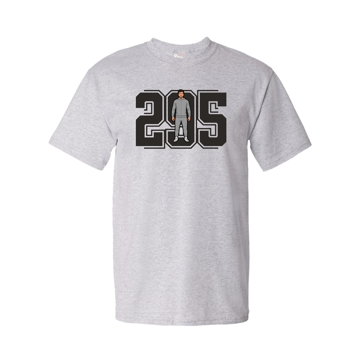 Youth Tee — Number in Grey
