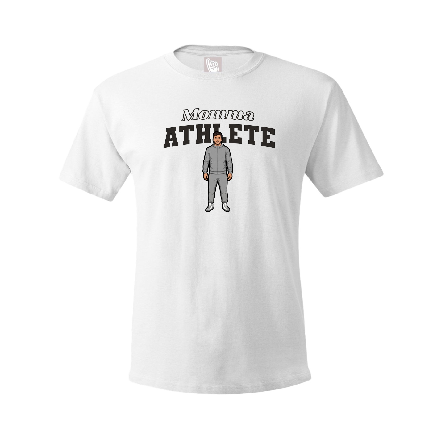 Youth Tee — Mothers Day Block in White