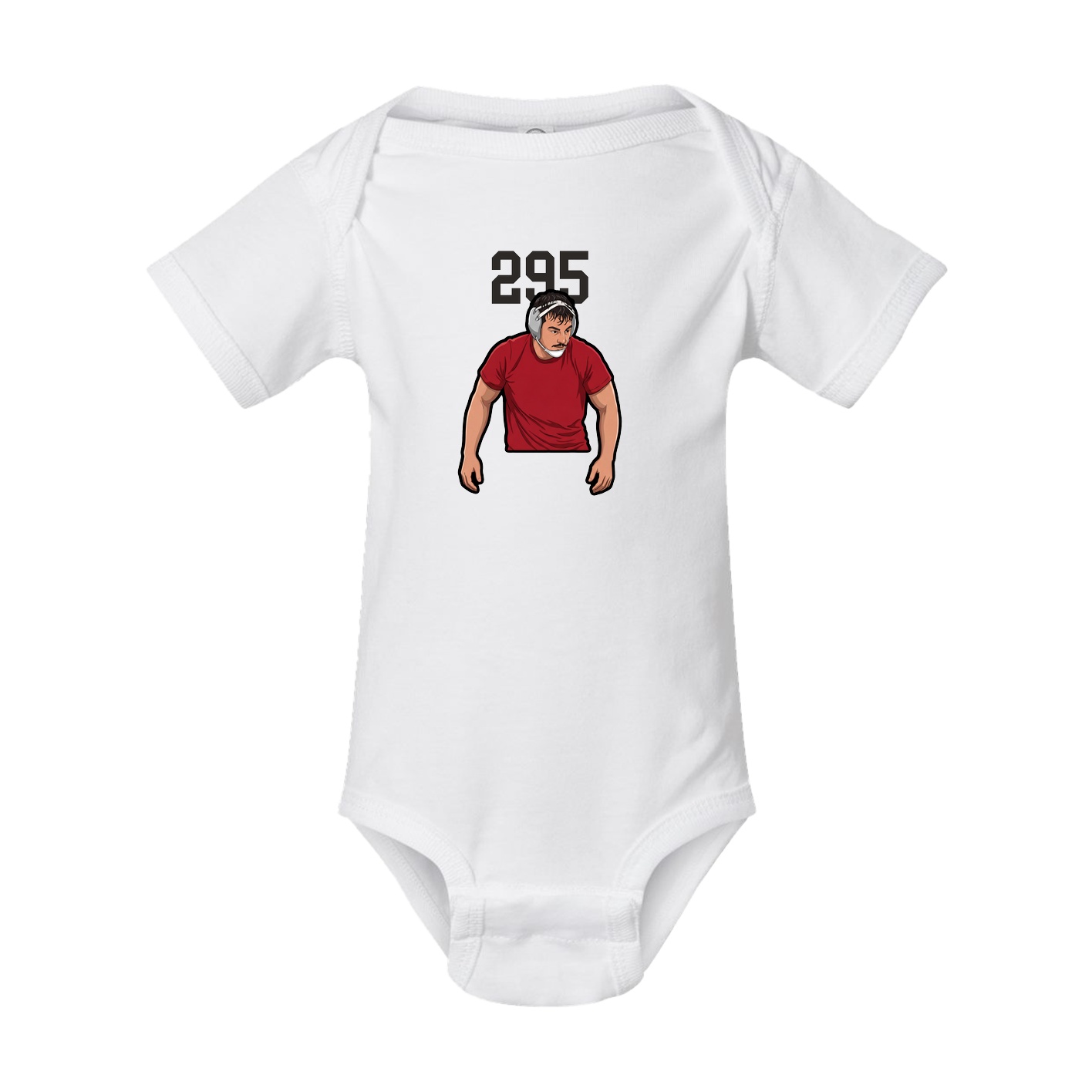 Baby Onesie — Number Top in White