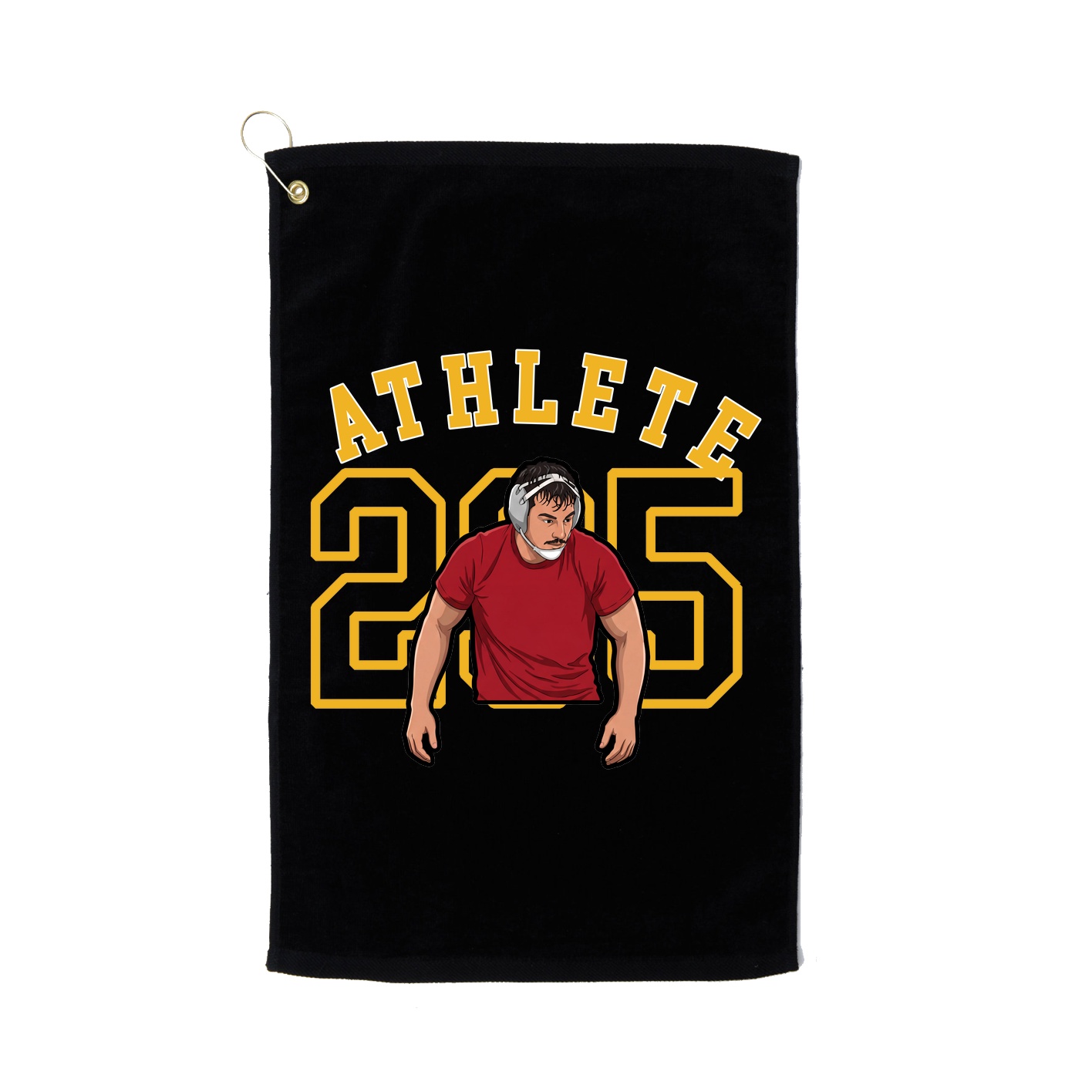 Golf Towel — Shirsey Arch in Black