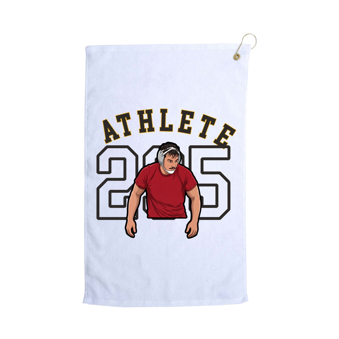 Golf Towel — Shirsey Arch in White