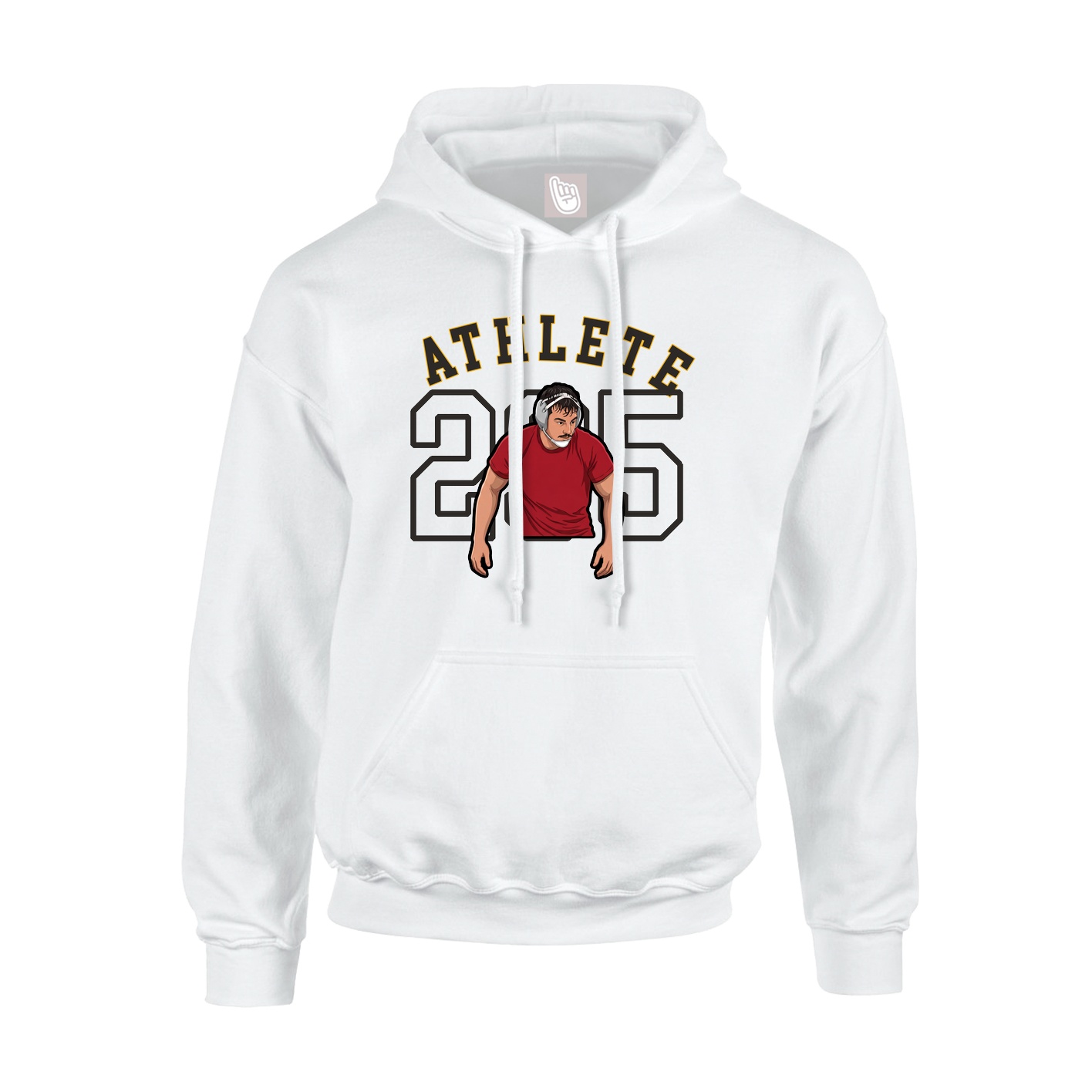 Youth Hoodie — Shirsey Arch in White