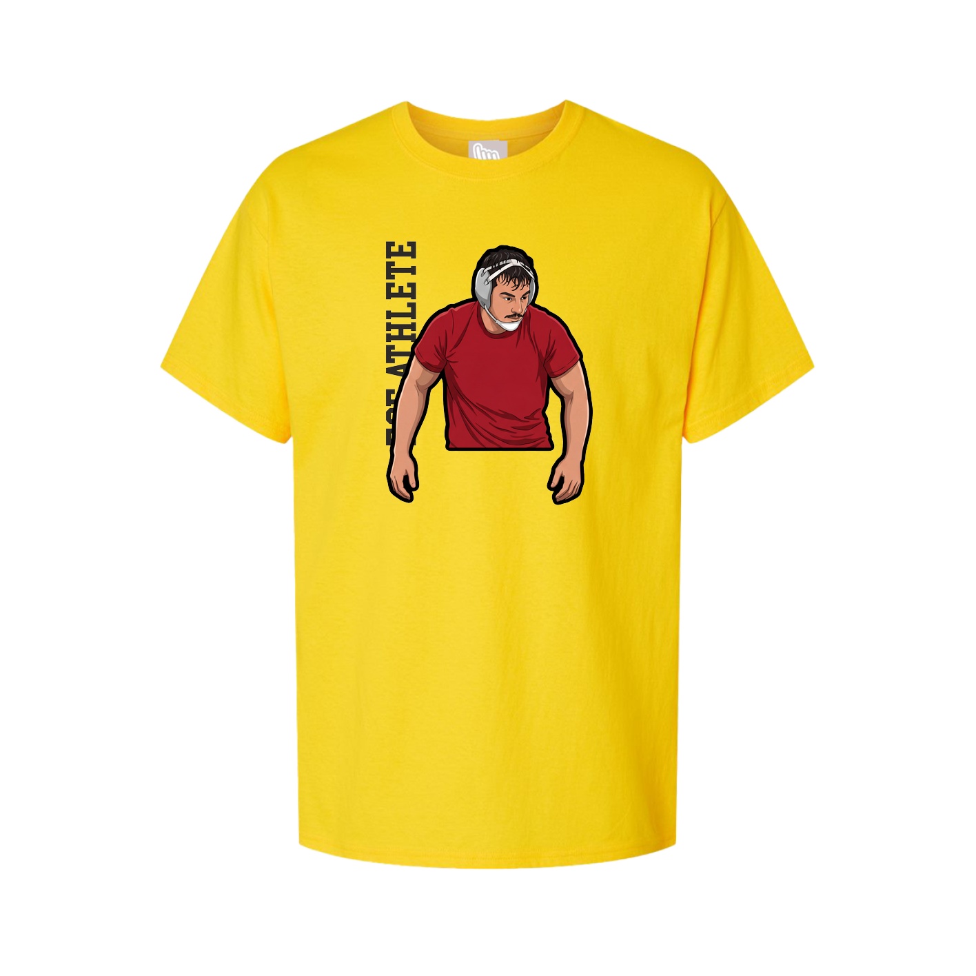 Tee — Name Vertical in Gold
