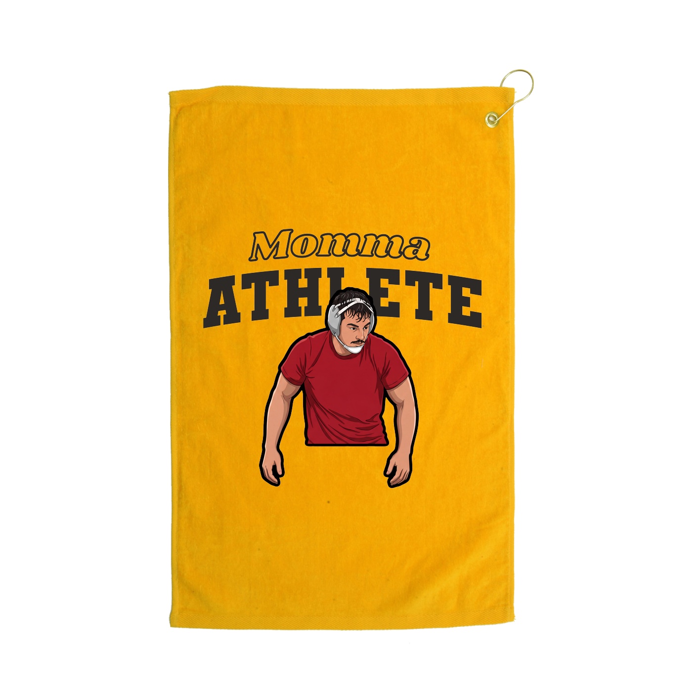 Golf Towel — Mothers Day Block in Gold