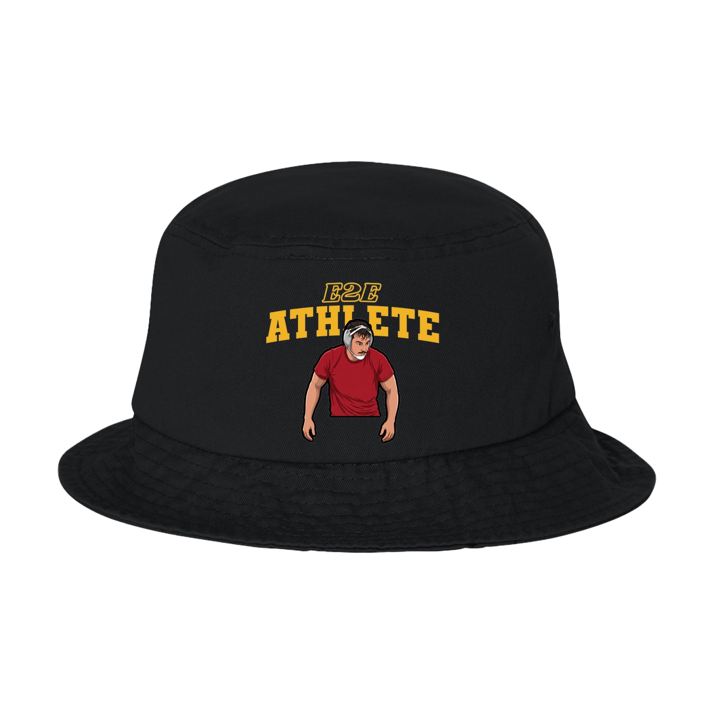 Bucket Cap — Name Arch in Black
