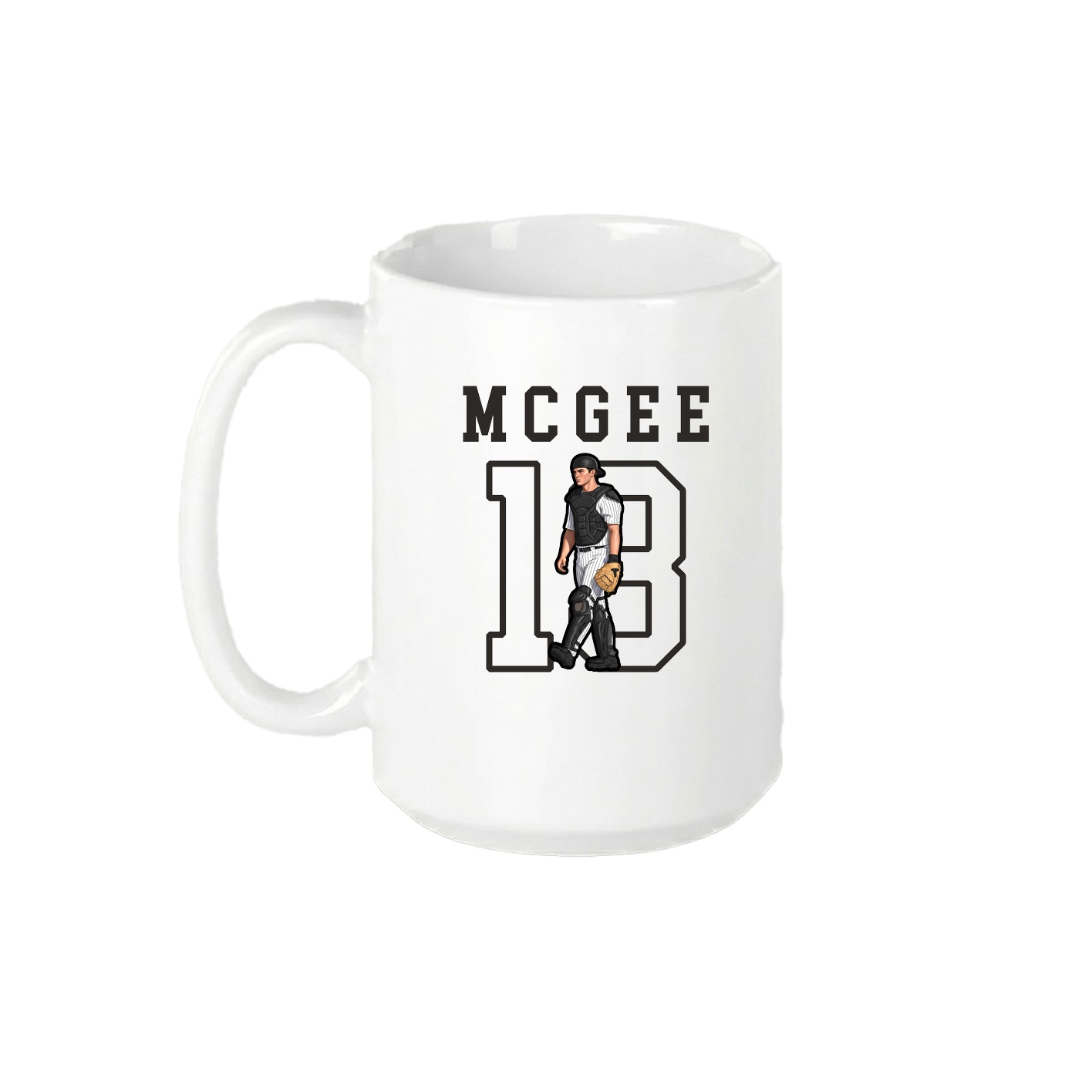 15oz Coffee Mug — Shirsey in White