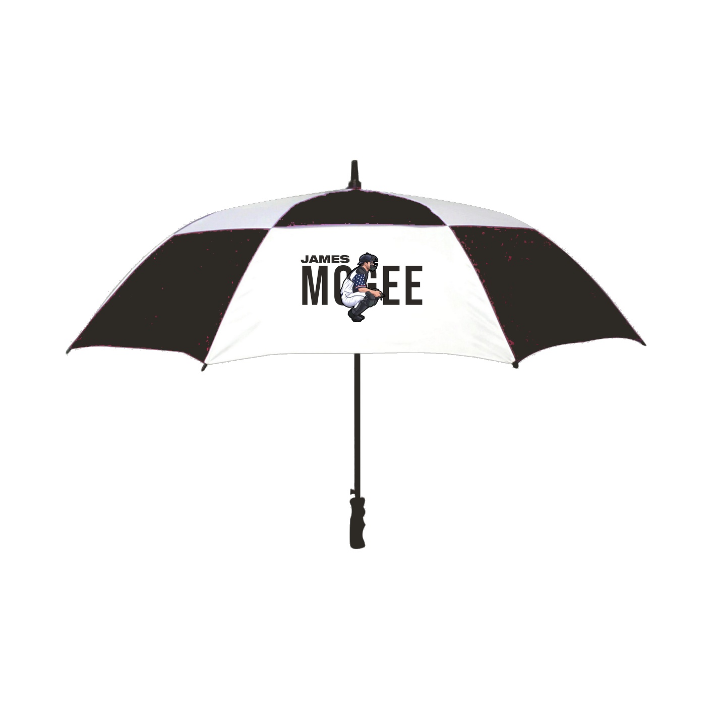 Golf Umbrella — Player Name in Black