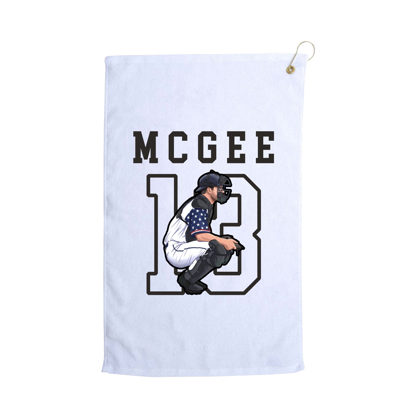 Golf Towel — Shirsey in White