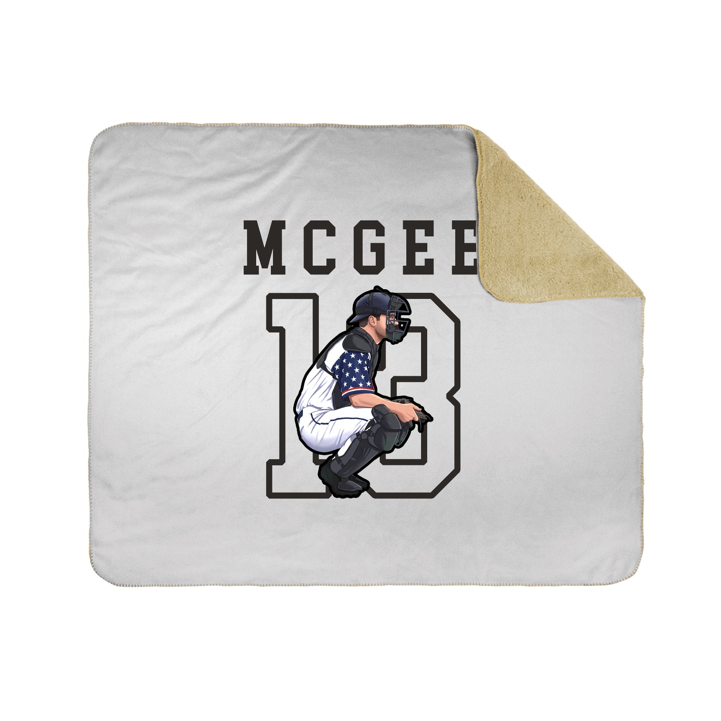 Throw Blanket — Shirsey in White