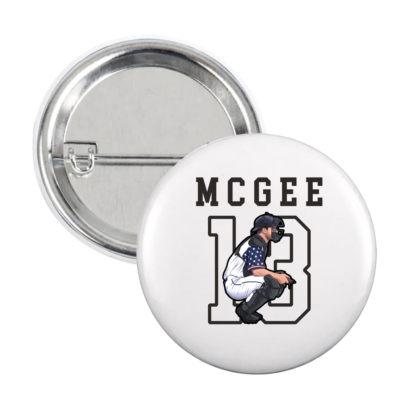 Game Day Button — Shirsey in White