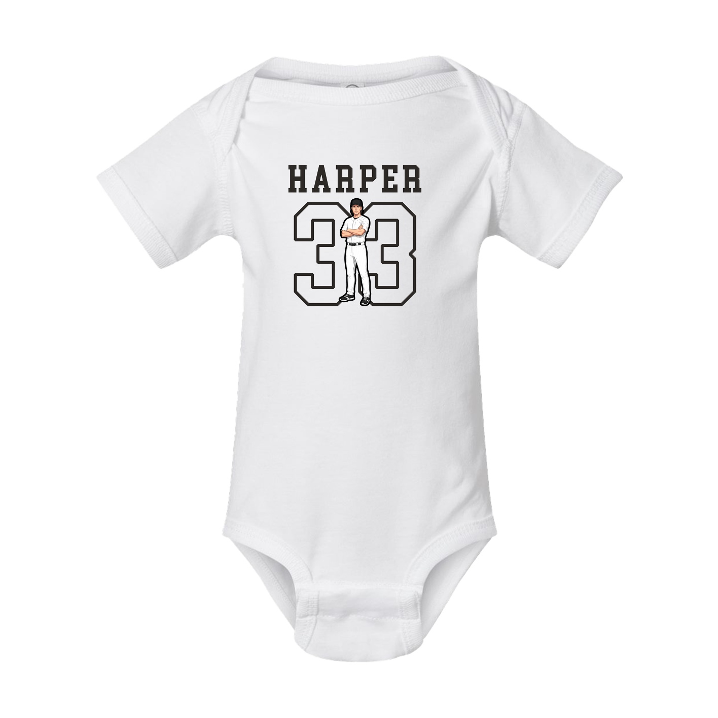 Baby Onesie — Shirsey in White