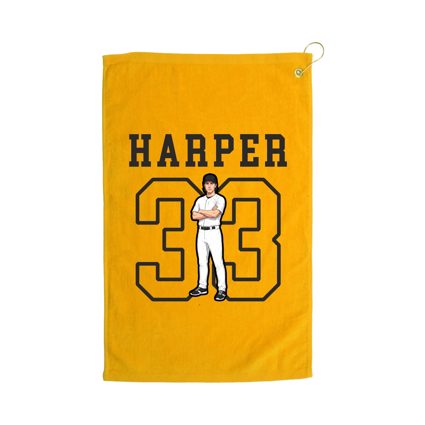 Golf Towel — Shirsey in Gold