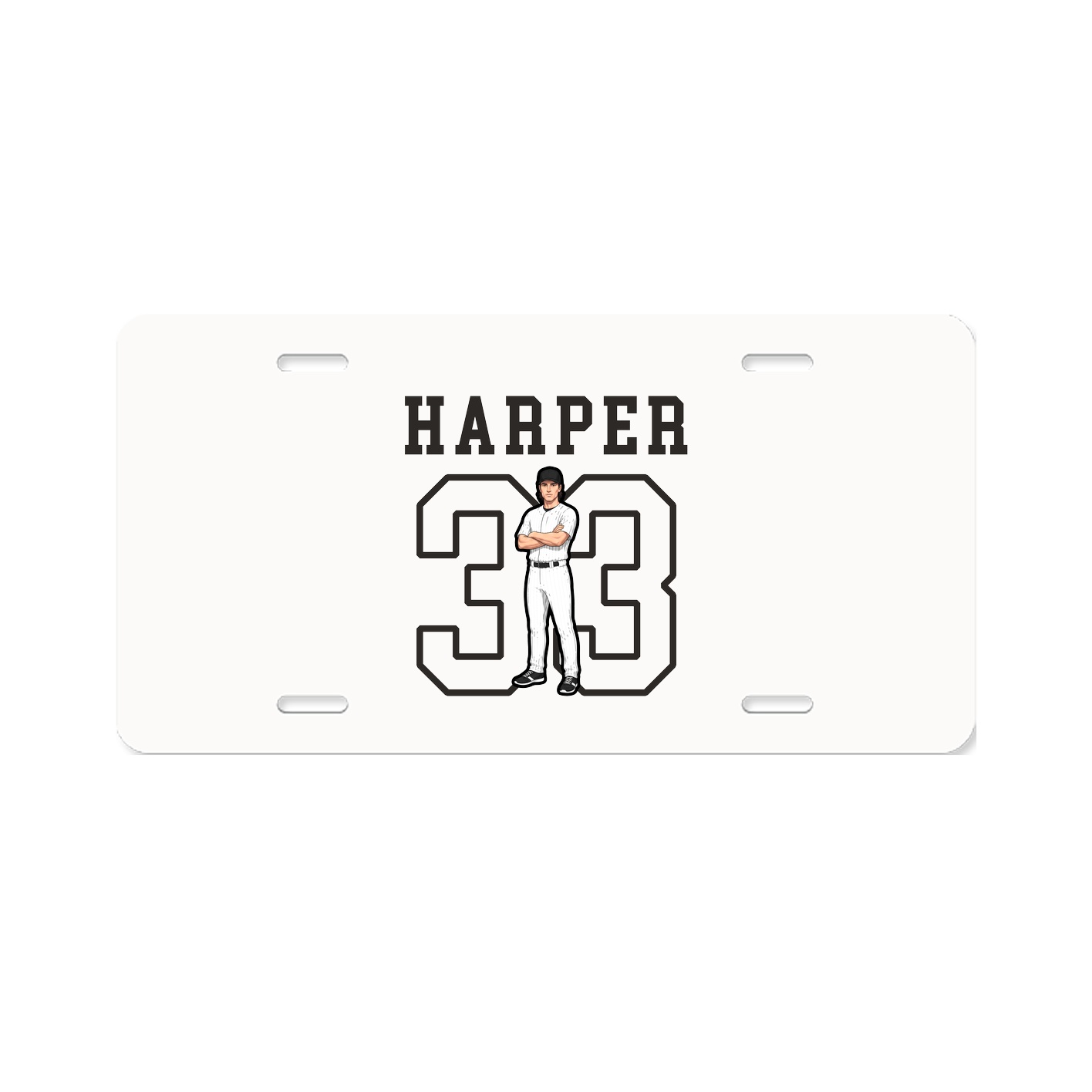 License Plate — Shirsey in Classic