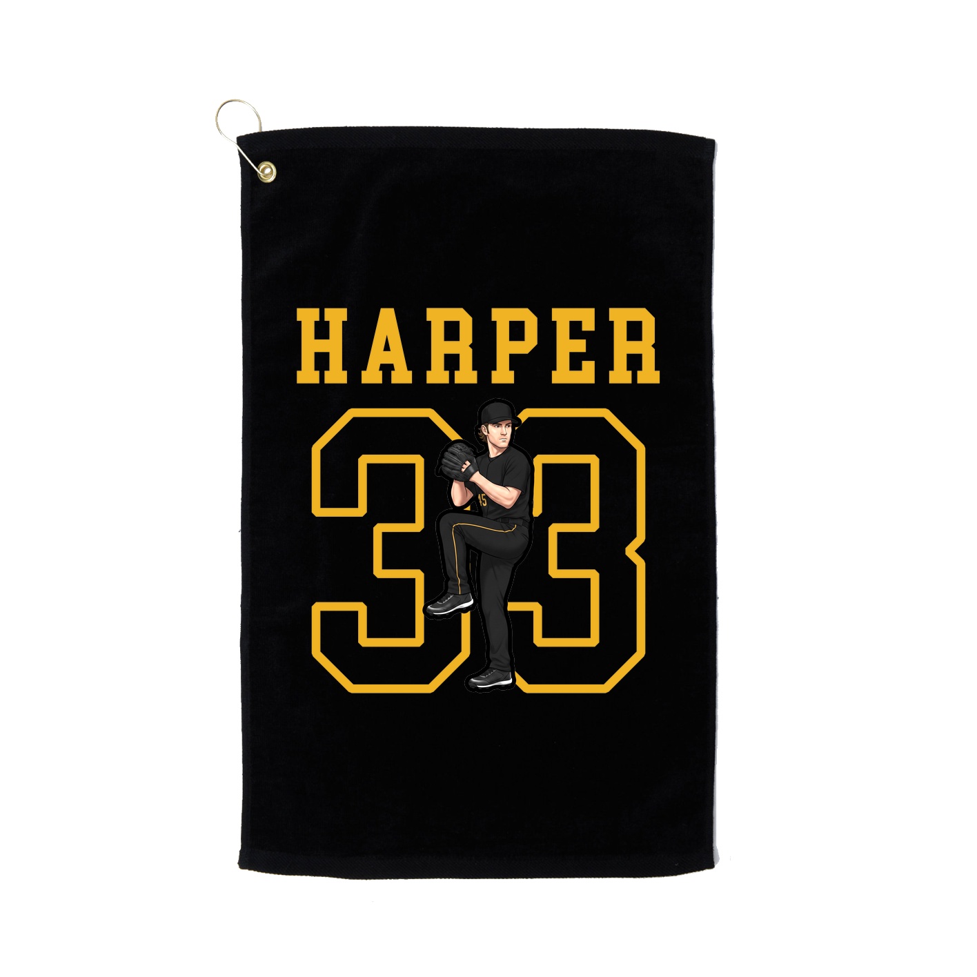 Golf Towel — Shirsey in Black
