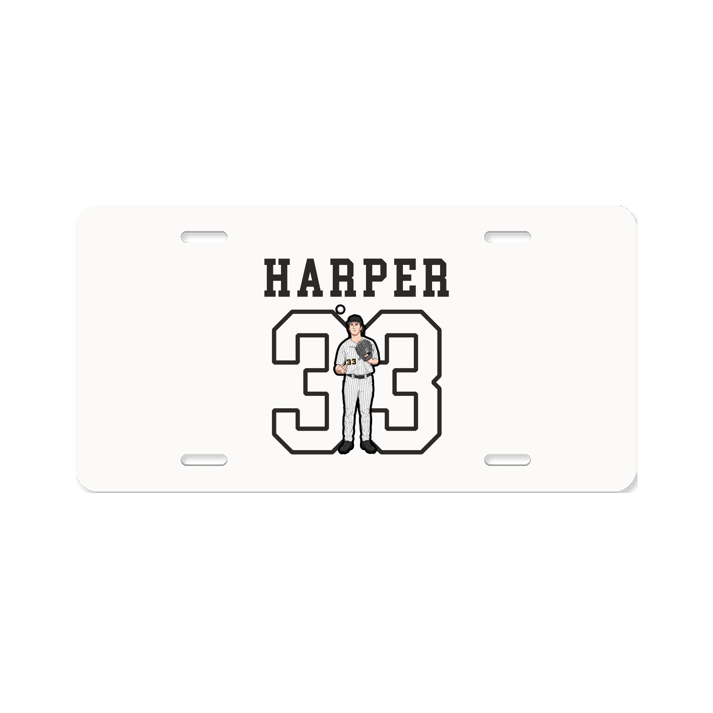 License Plate — Shirsey in Classic