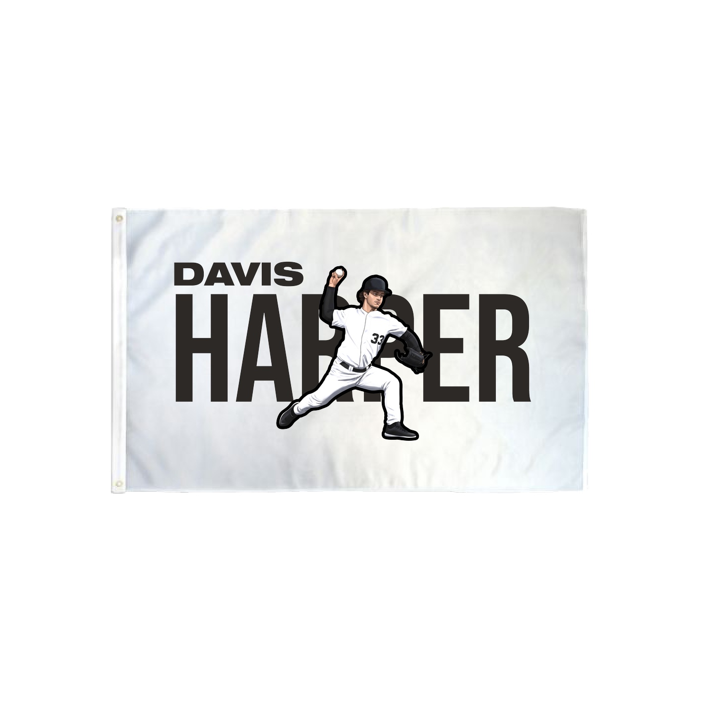 3x5 Flag — Player Name in Classic