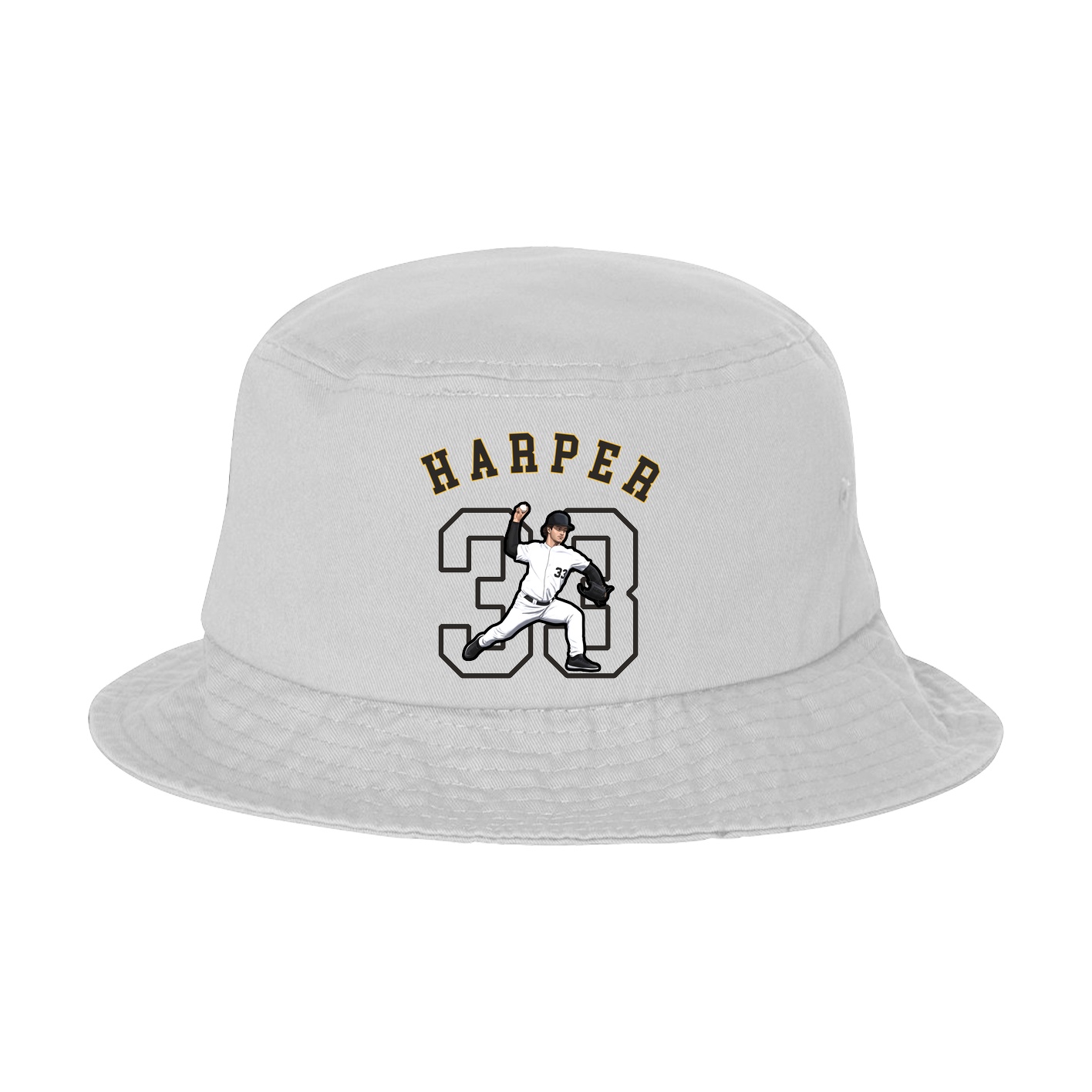 Bucket Cap — Shirsey Arch in White