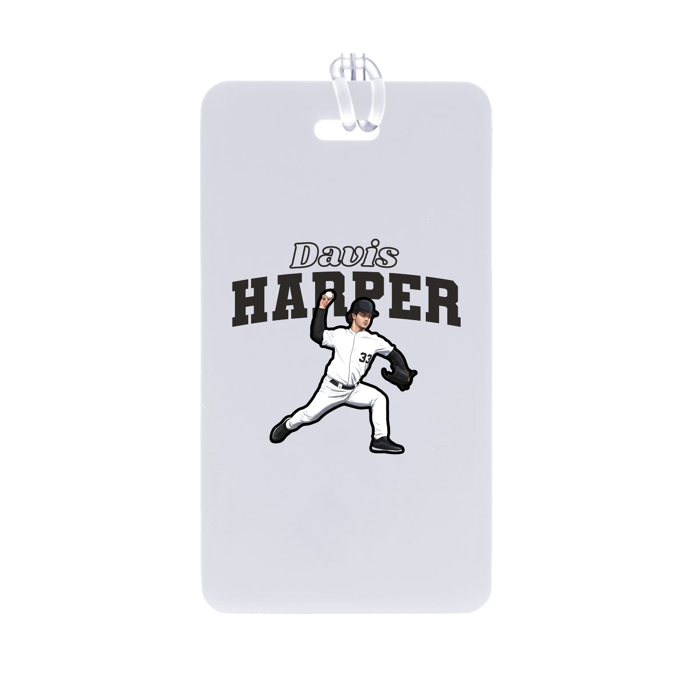 Bag Tag — Name Arch in Classic