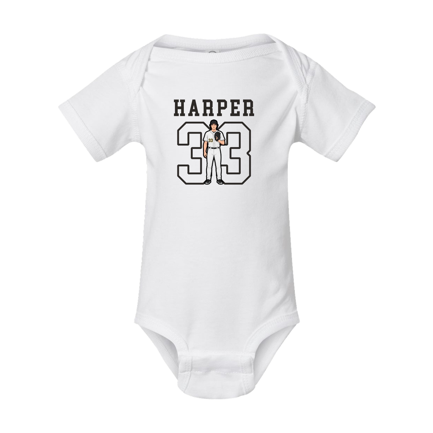 Baby Onesie — Shirsey in White