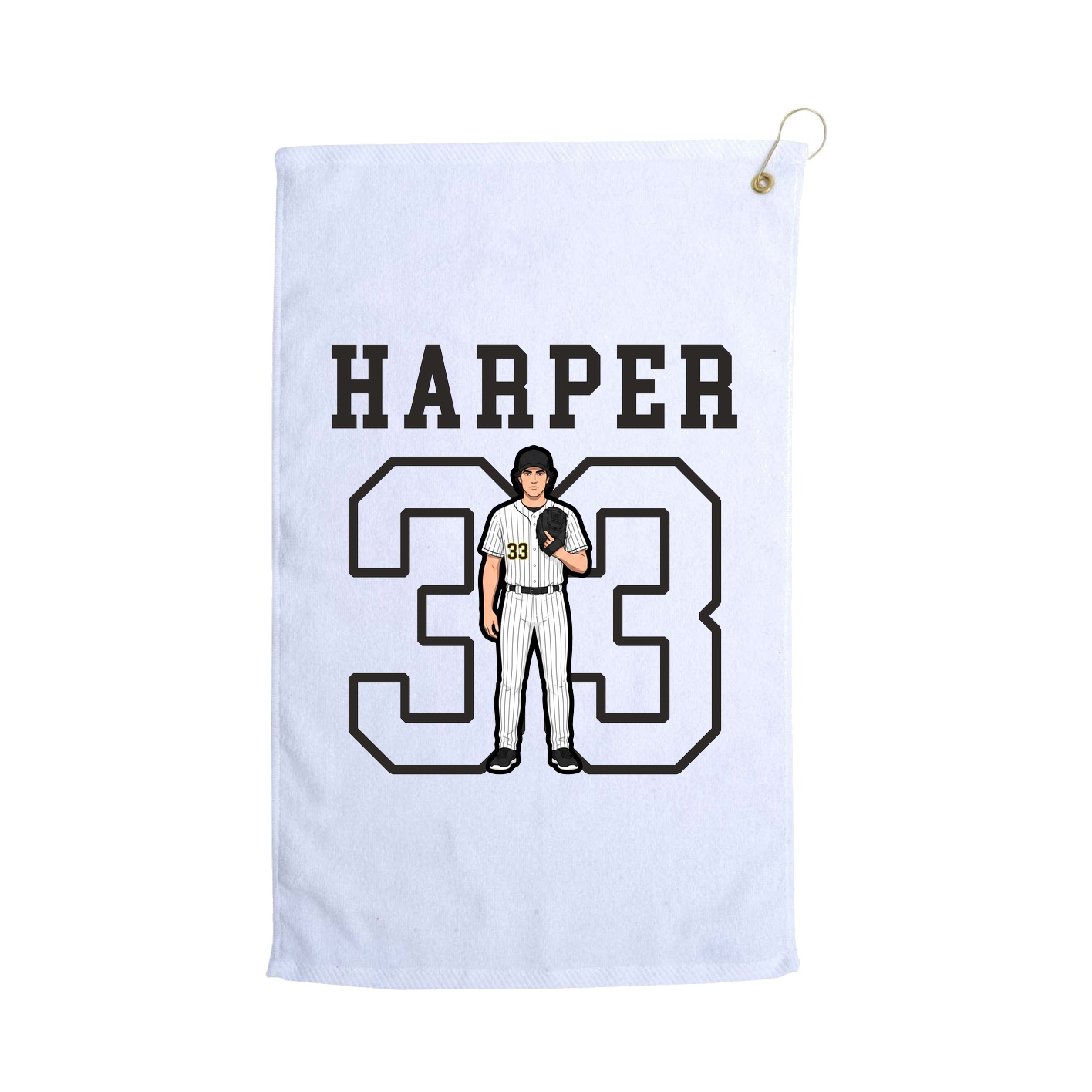 Golf Towel — Shirsey in White