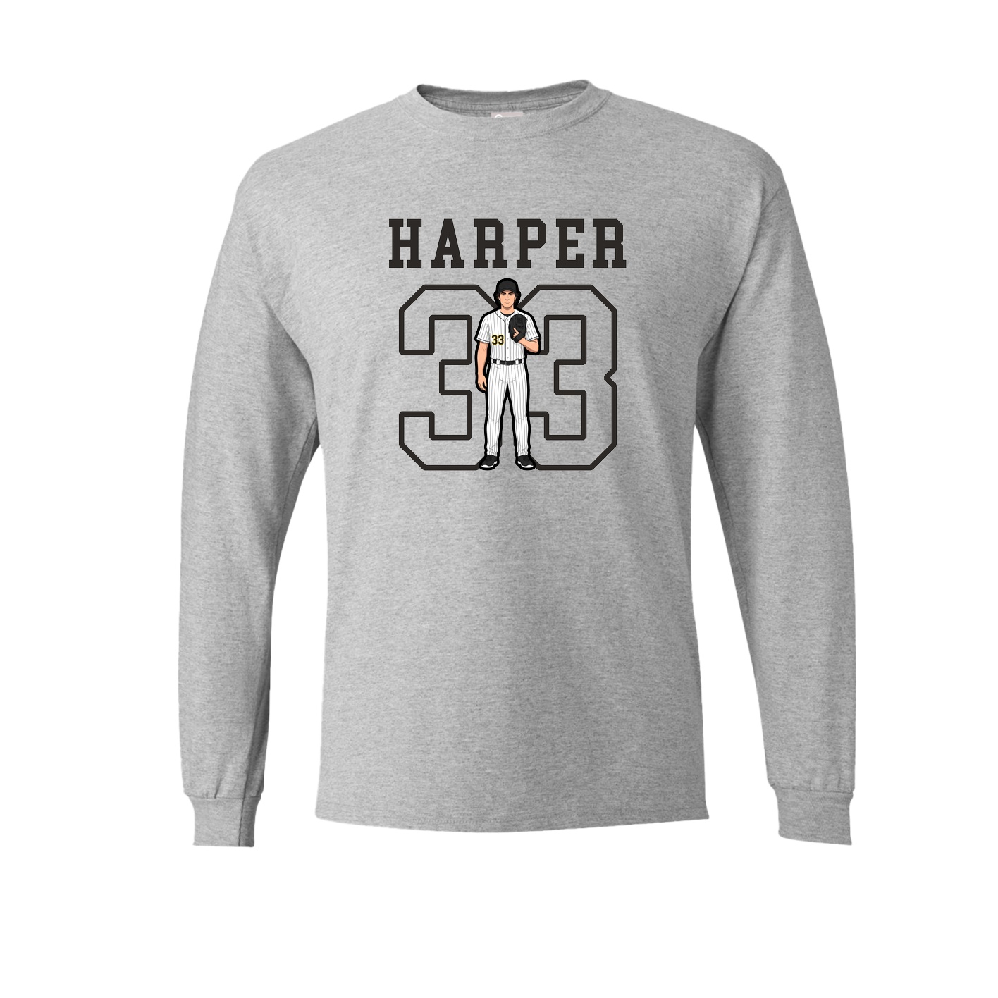 Long Sleeve Tee — Shirsey in Grey