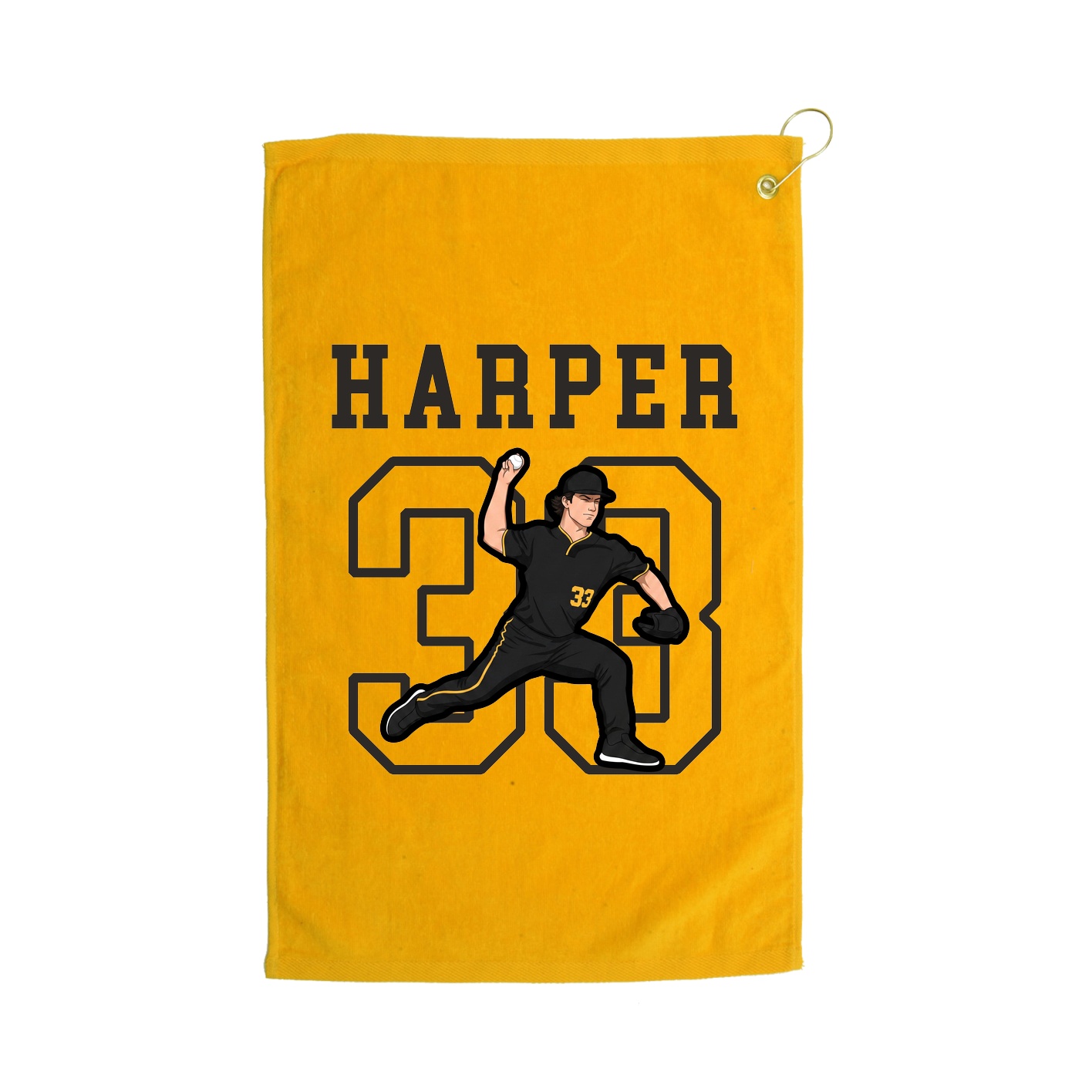 Golf Towel — Shirsey in Gold