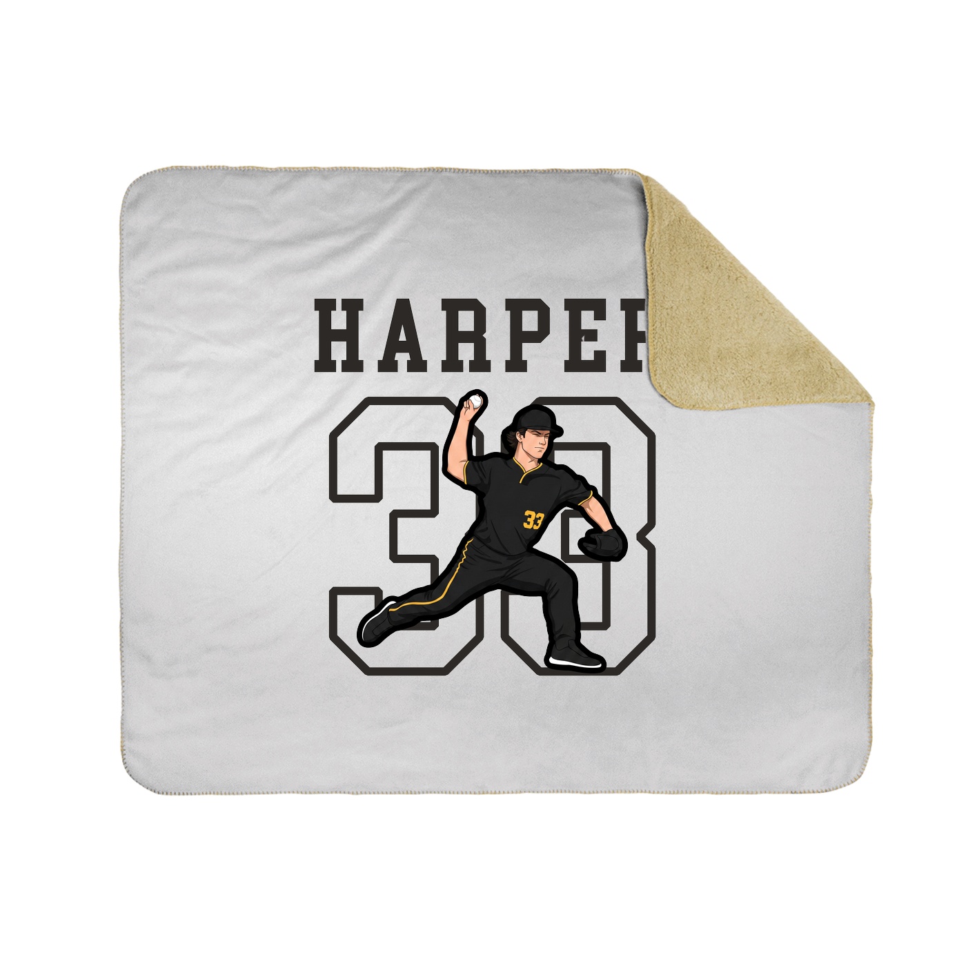 Throw Blanket — Shirsey in White