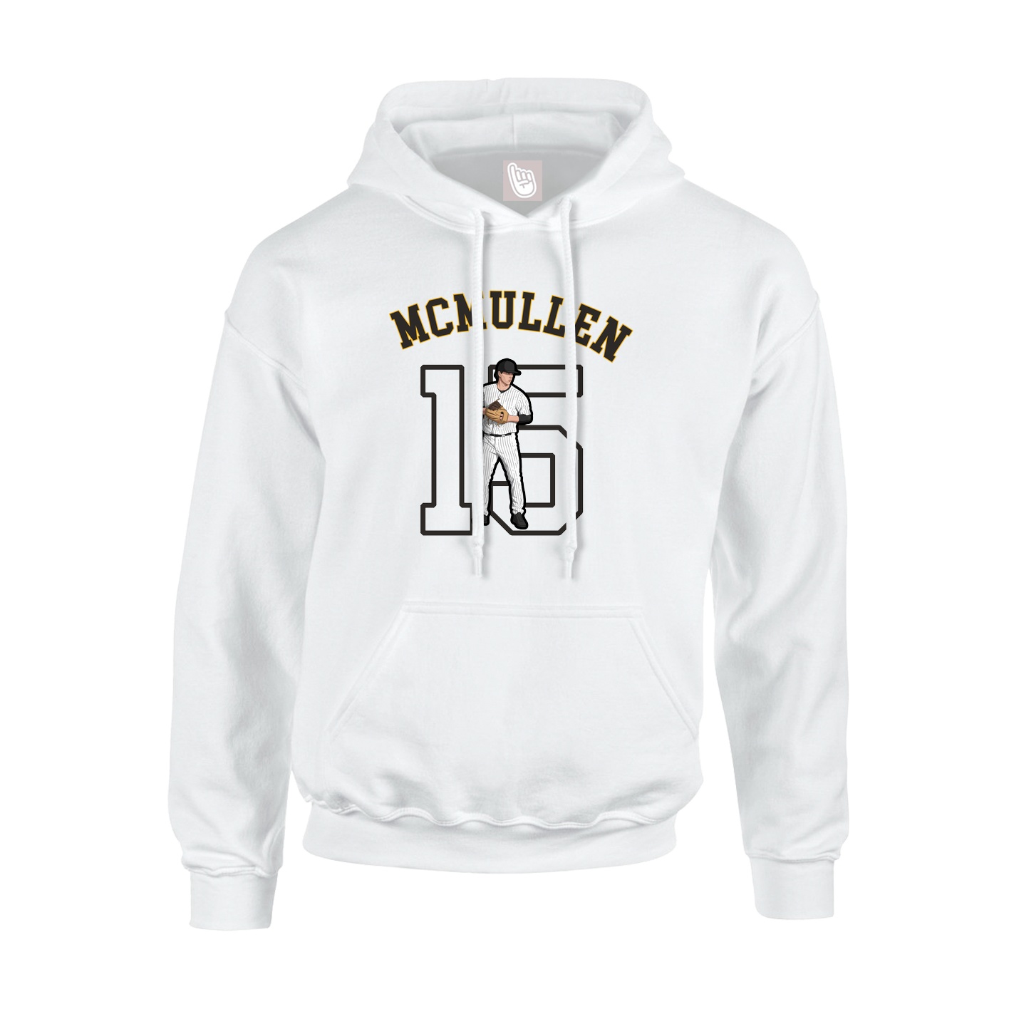 Hoodie — Shirsey Arch in White