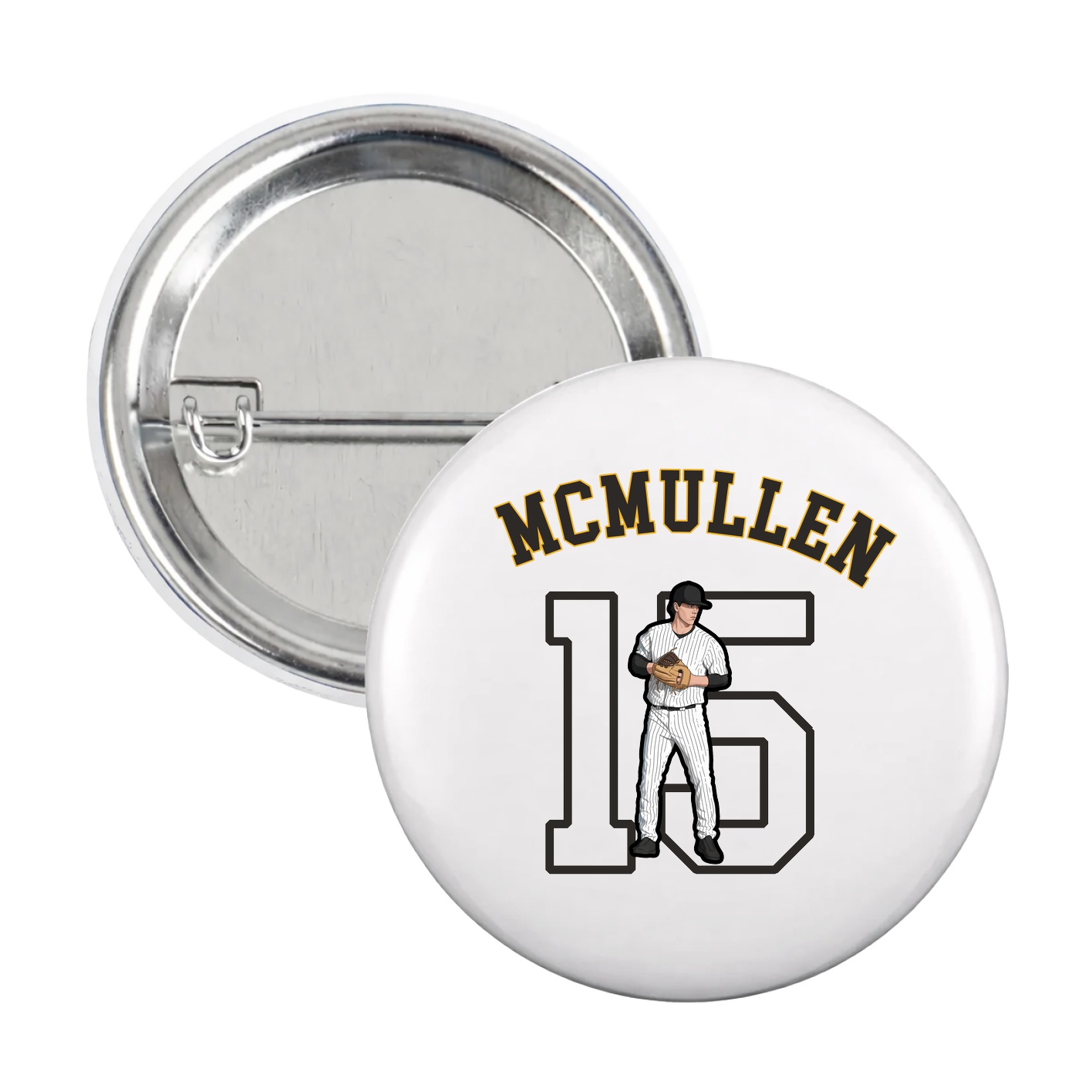 Game Day Button — Shirsey Arch in White
