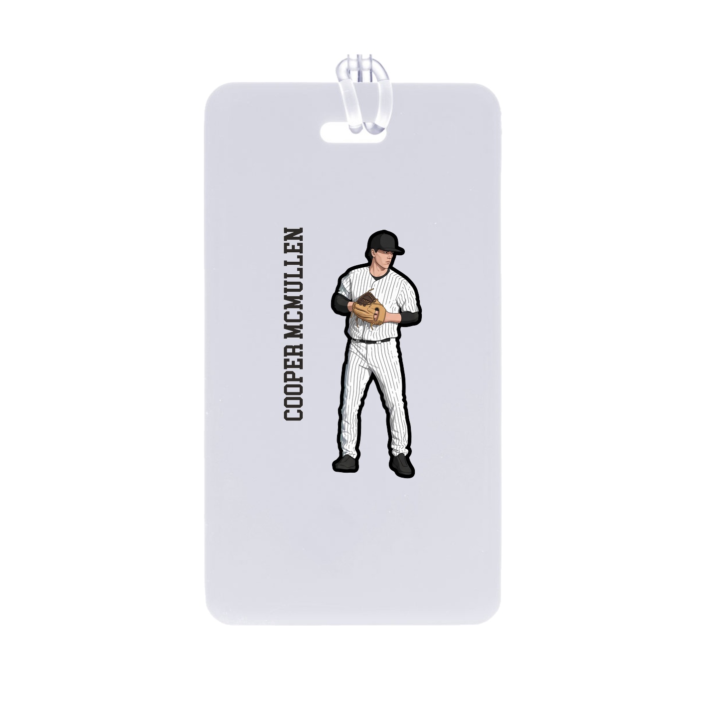 Bag Tag — Name Vertical in Classic