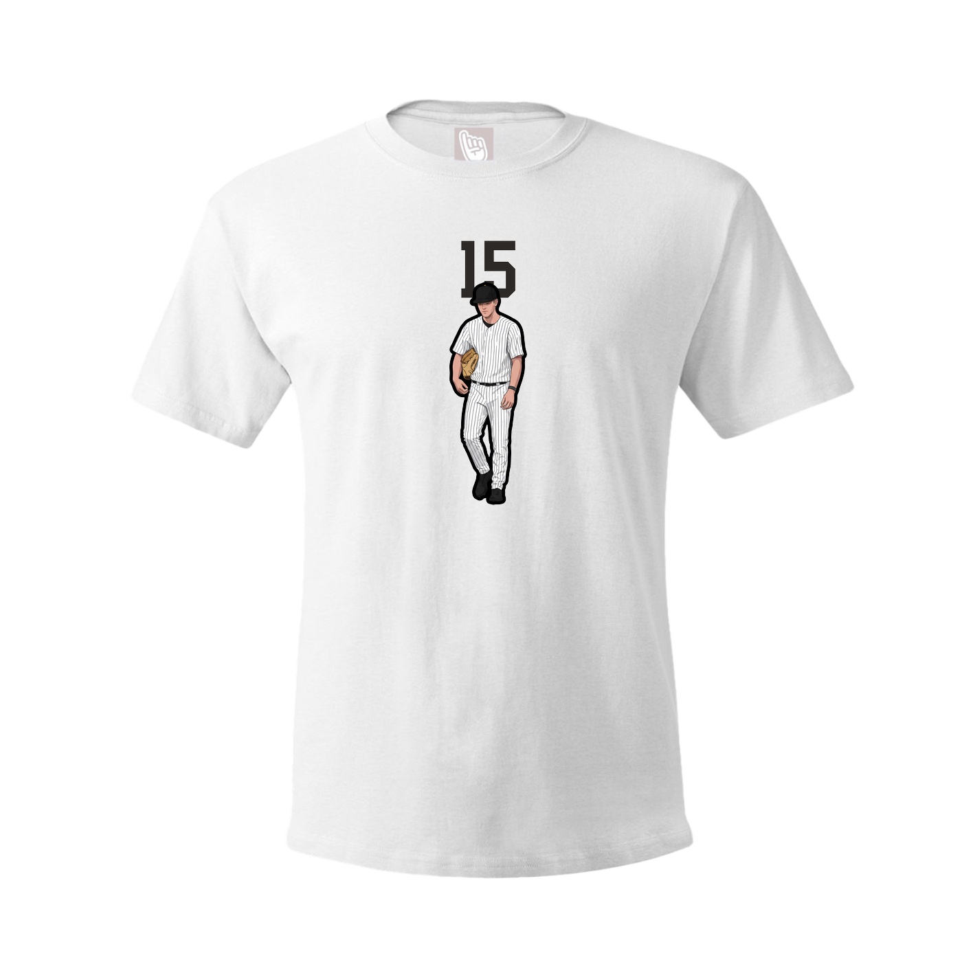 Tee — Number Top in White