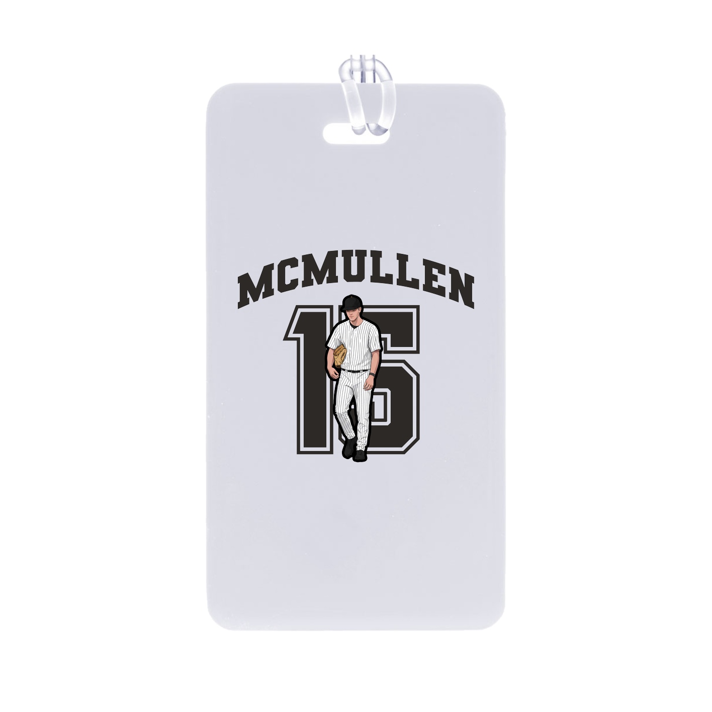 Bag Tag — Number in Classic