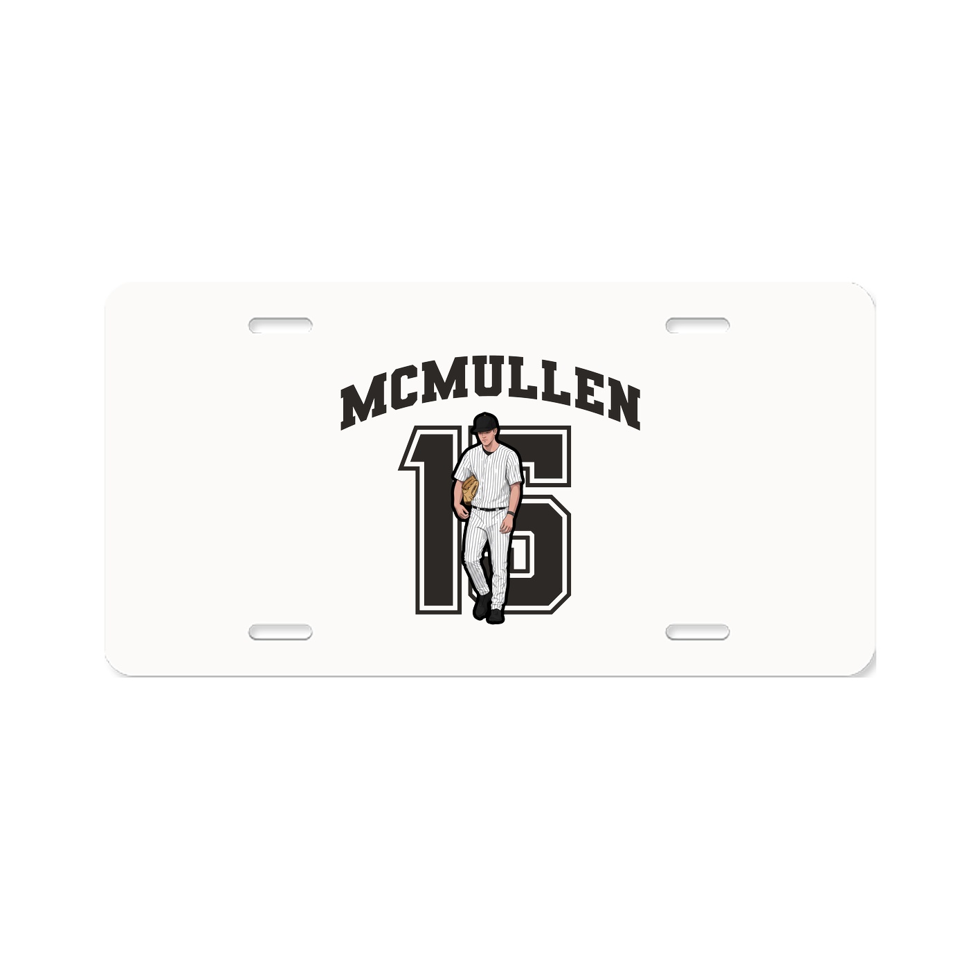 License Plate — Number in Classic